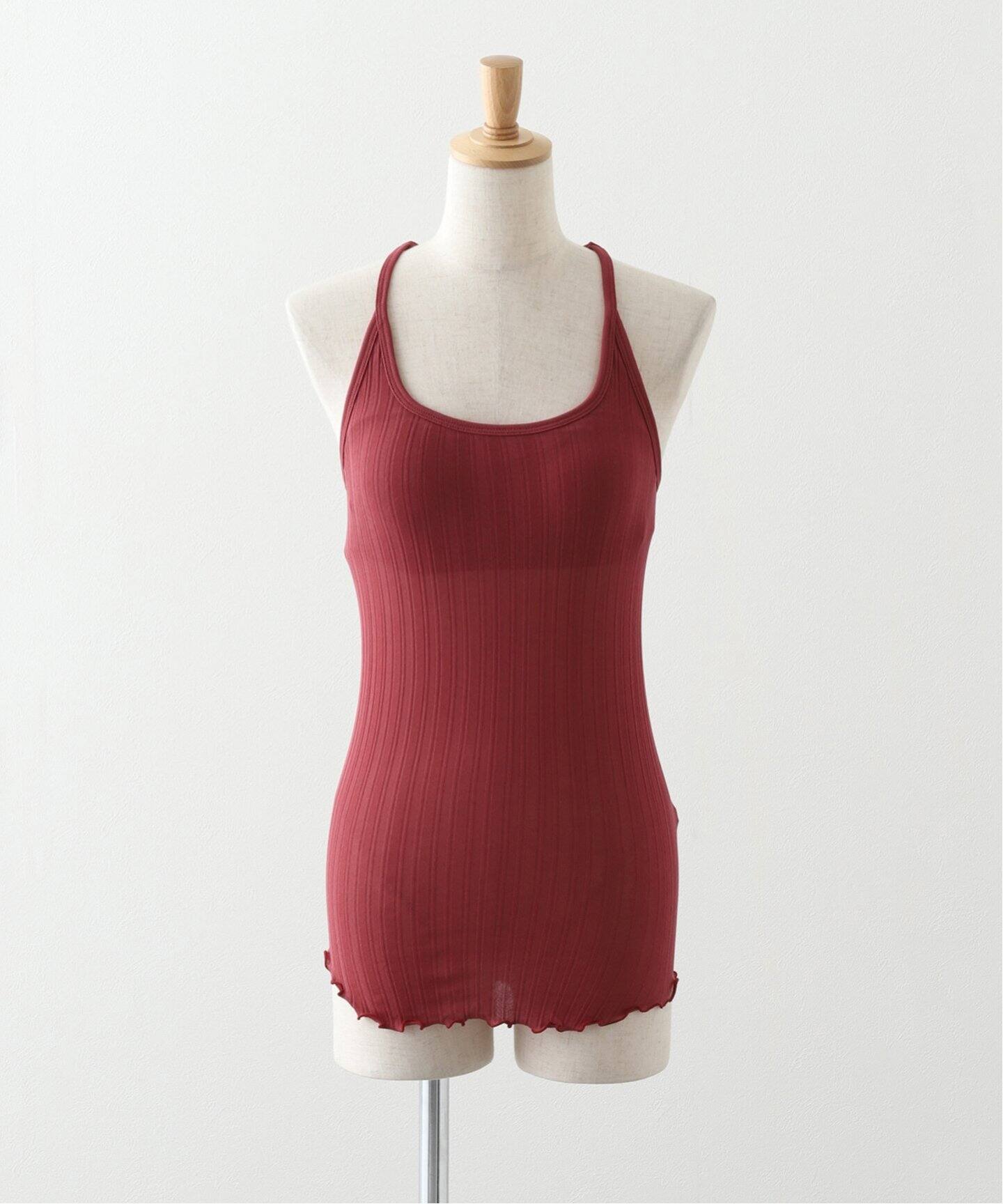 トップス Niku HAKUJI/ハクジ】Wide rib bra タンクトップ / H232511（カップ