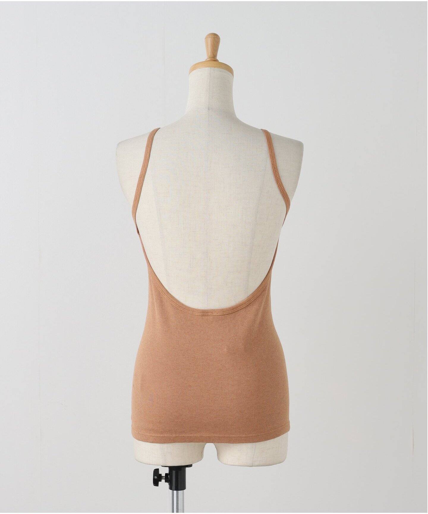 babaco/ババコ】Cotton/Silk Open Back キャミソール / BA01-CR45