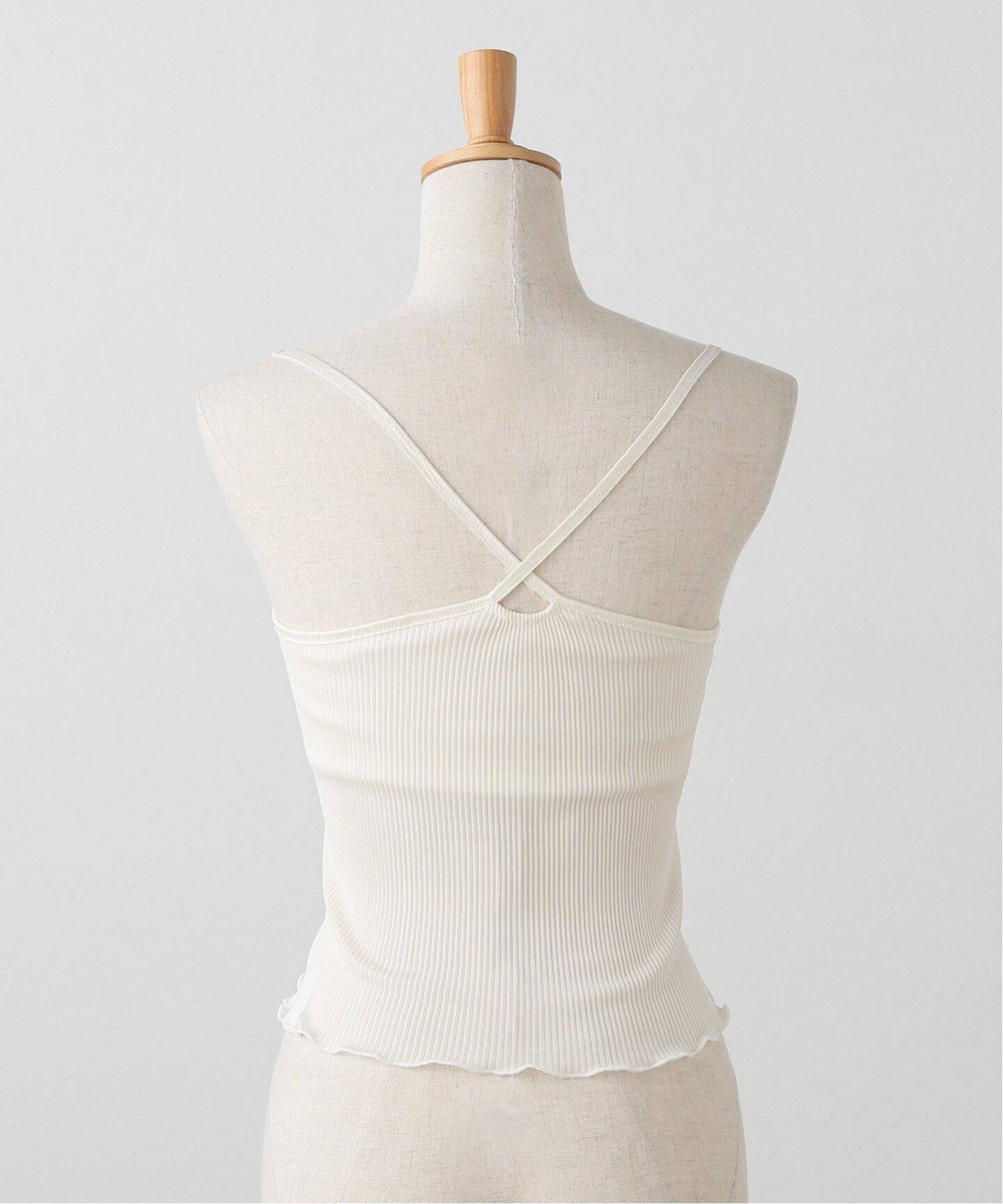 AROMATIQUE/アロマティック】シルクアコーディオン パッド付き