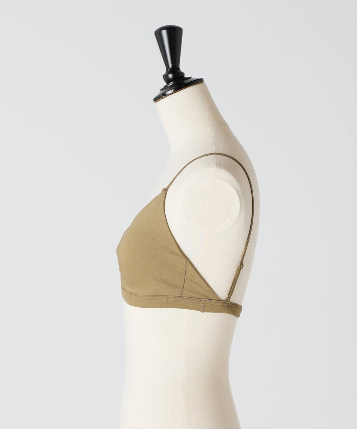 RESET】オーガニックコットン混 ブラ（ベージュ、ボルドー）（ブラ