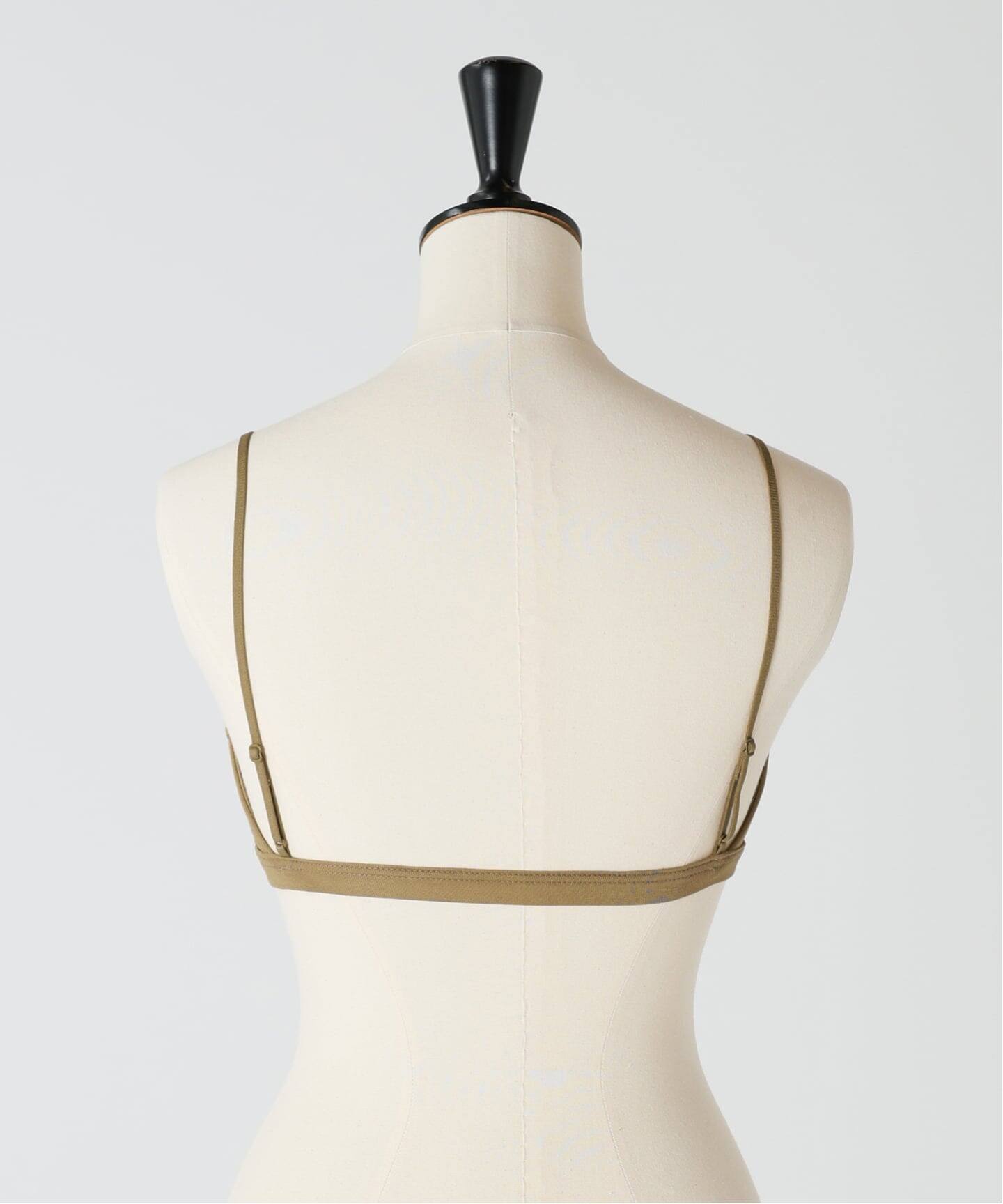 RESET】オーガニックコットン混 ブラ（ベージュ、ボルドー）（ブラ