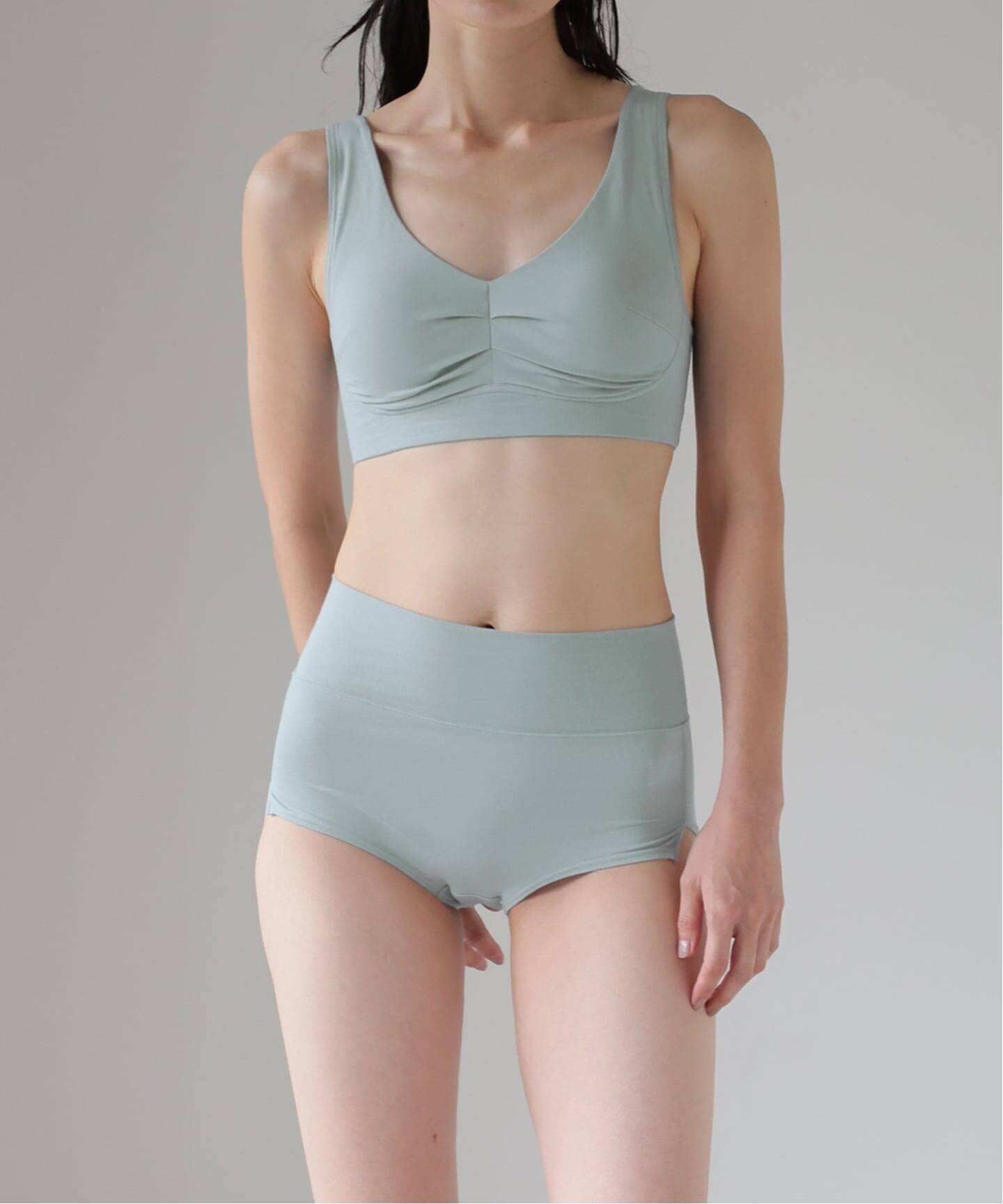 予約》【NEUTRAL】オーガニックコットン混カバレッジブラ