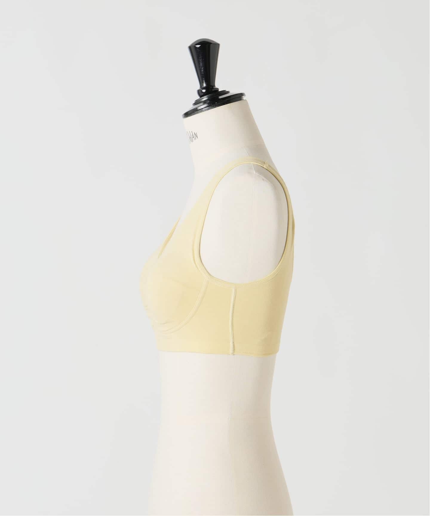 NEUTRAL】オーガニックコットン混カバレッジブラ（イエロー）（ブラ