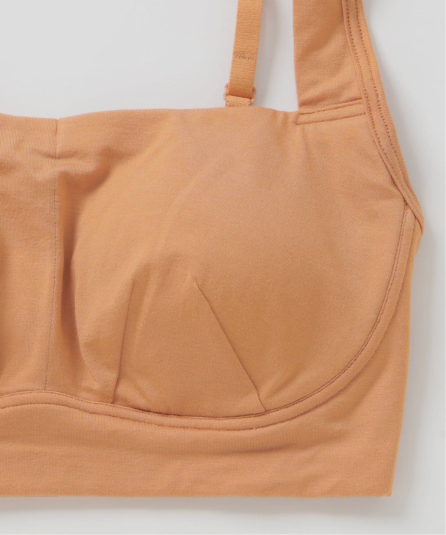 CALM】ハーフトップブラ（テラコッタ）（ブラ）｜EMILY WEEK（エミリー