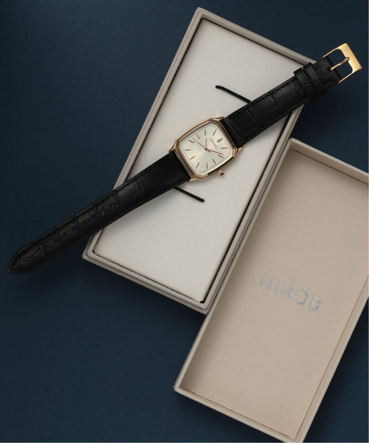 未使用品 SEIKO IENA × HIROB Exclusive Watch SEIKO/セイコー】IENA × HIROB Exclusive Watch ブラックは待望の再