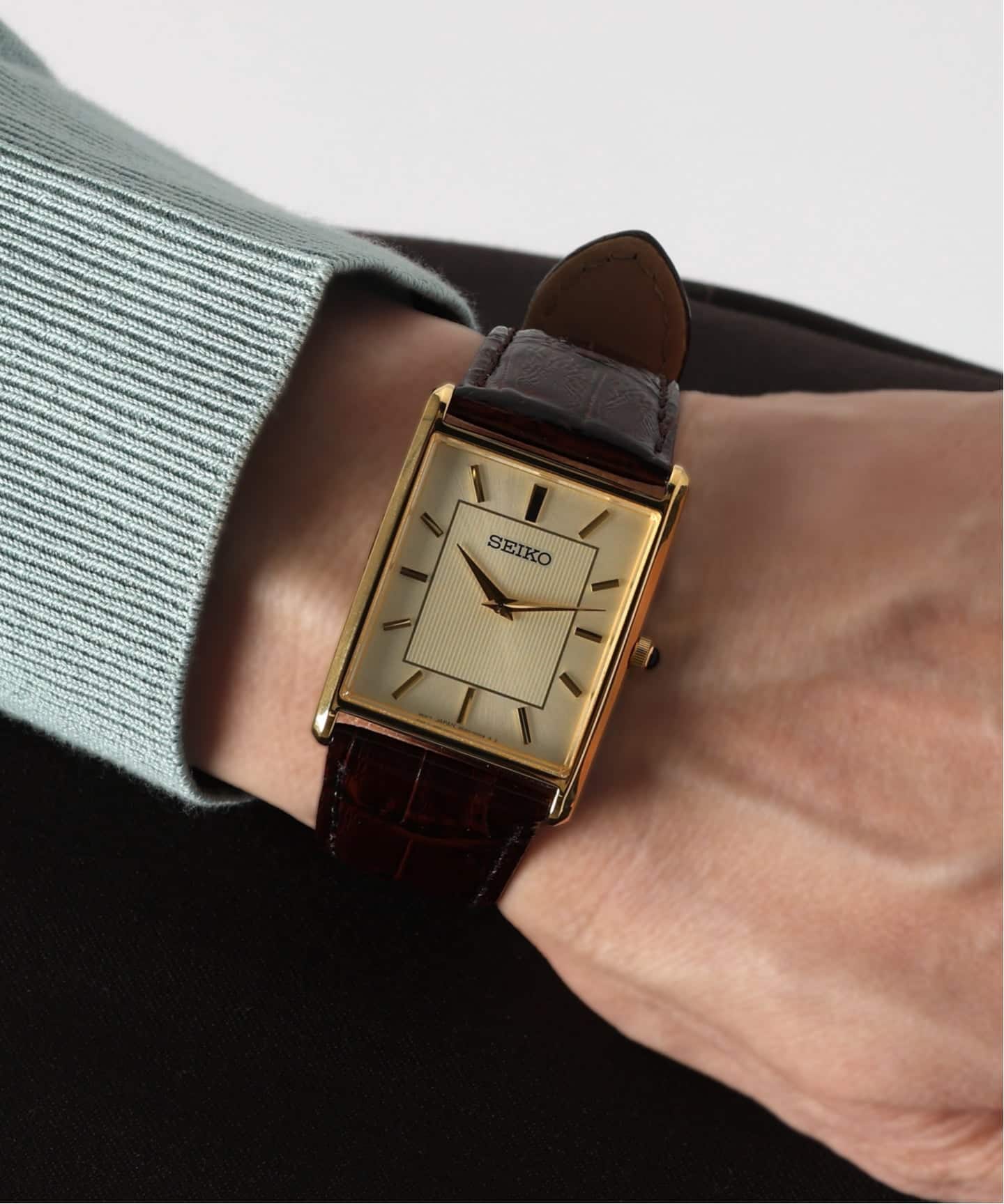 SEIKO 腕時計 セイコー エッセンシャルズ　SWR064 ブラウン SEIKO / セイコー】ESSENTIALS SWR064 unisex（新品）｜HIROB（ヒロブ