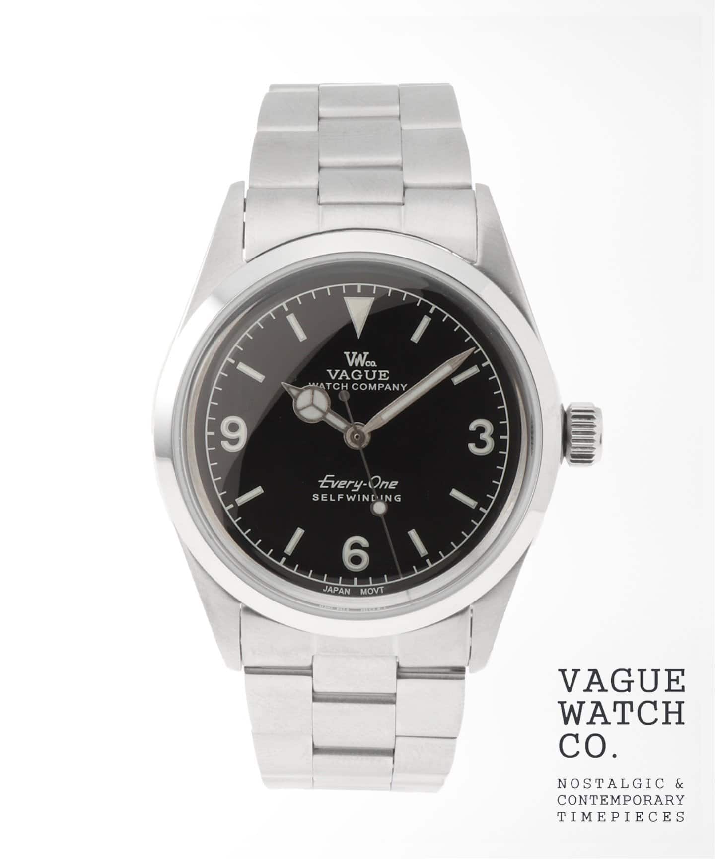 VAGUE WATCH CO. / ヴァーグウォッチ】Every-One Black 34mm