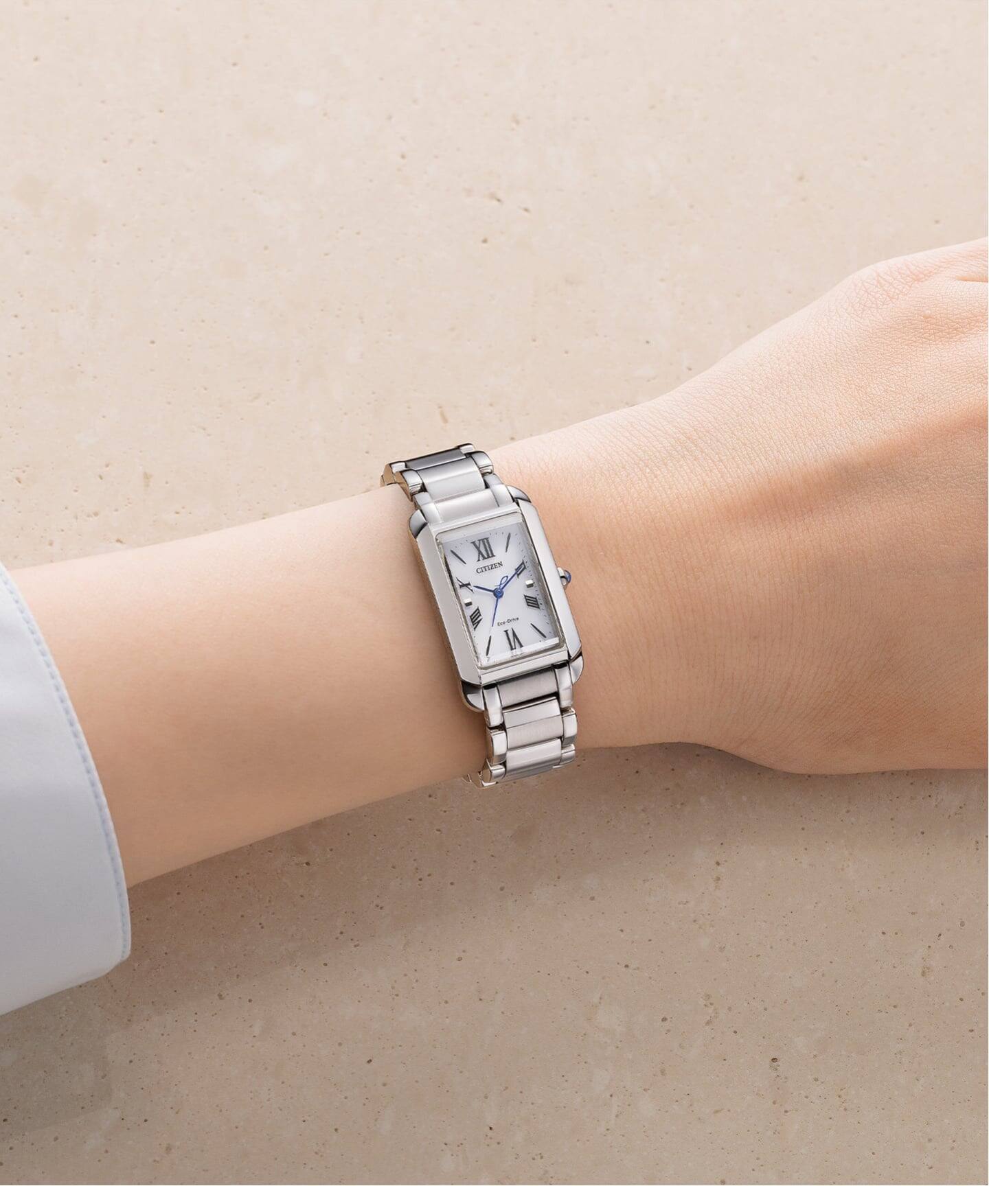 CITIZEN L SQUARE Collection EW5620-55A Silver（新品）｜HIROB