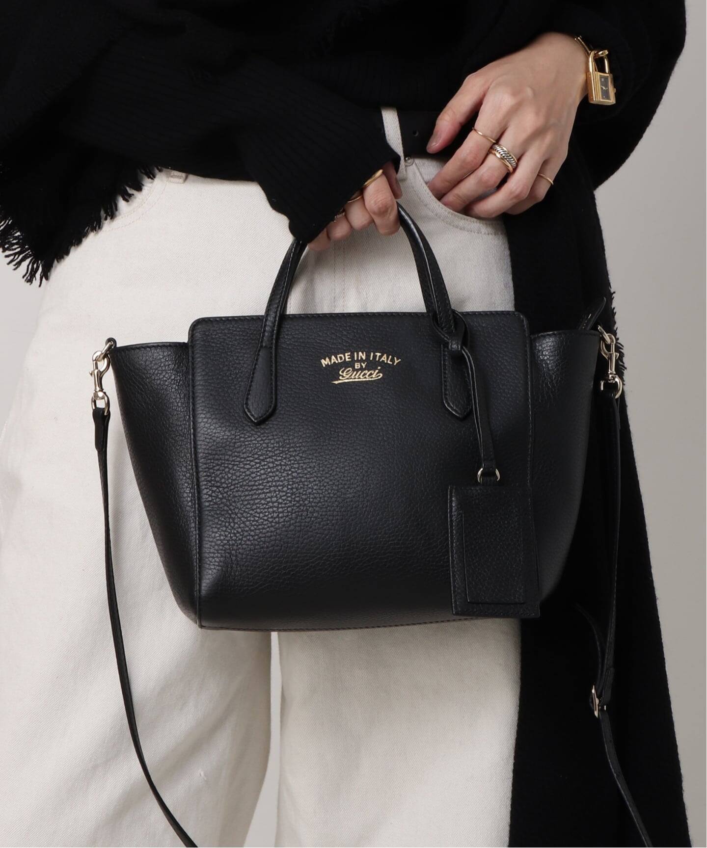 VINTAGE GUCCI/グッチ】Swing tote 2way（トートバッグ）｜DECOUVERTE 