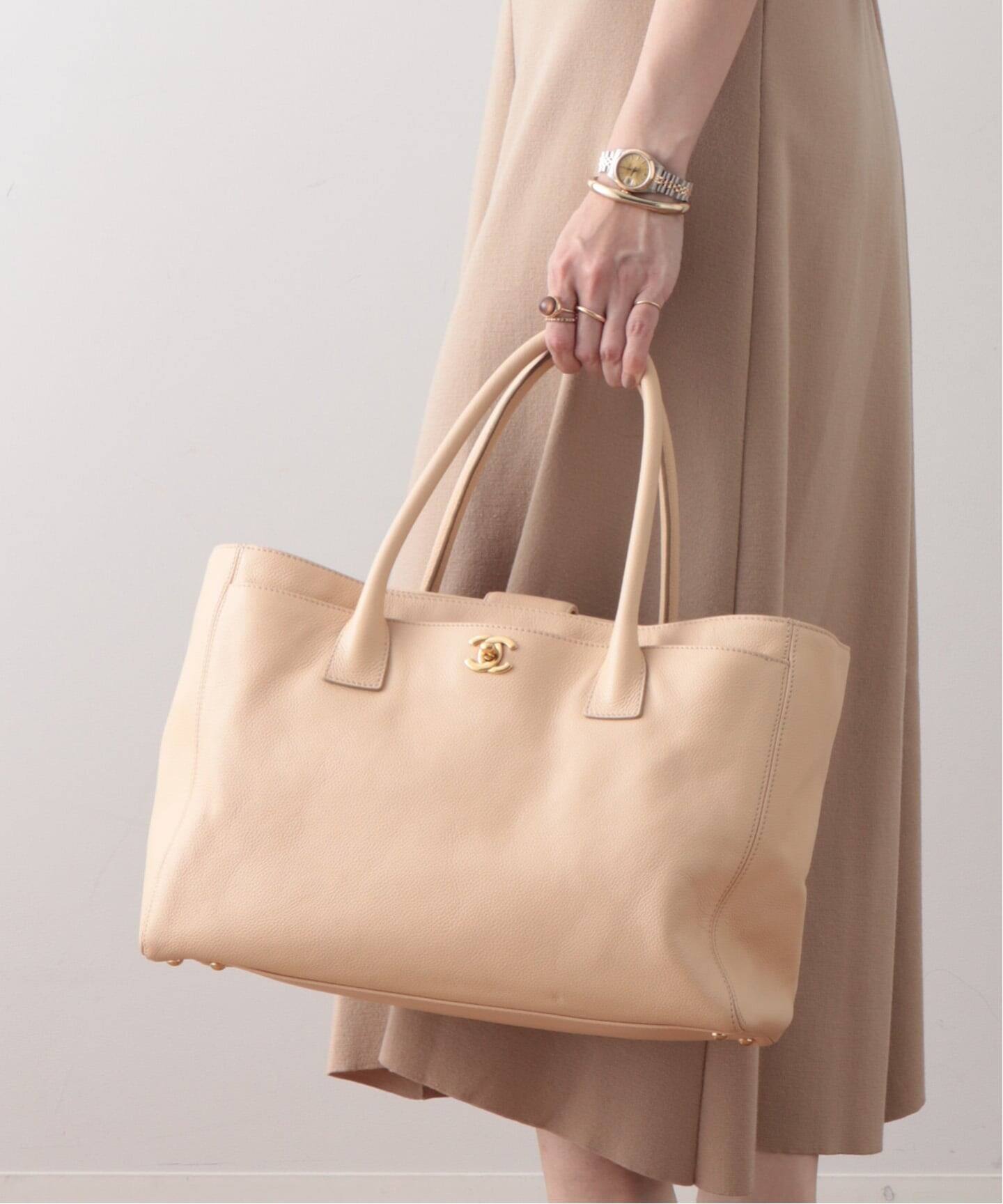 VINTAGE CHANEL/シャネル】Executive トートバッグ（トートバッグ 
