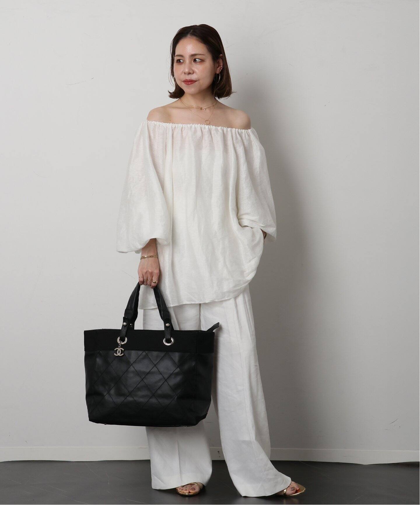 VINTAGE CHANEL/シャネル】Paris biarritz 35（トートバッグ