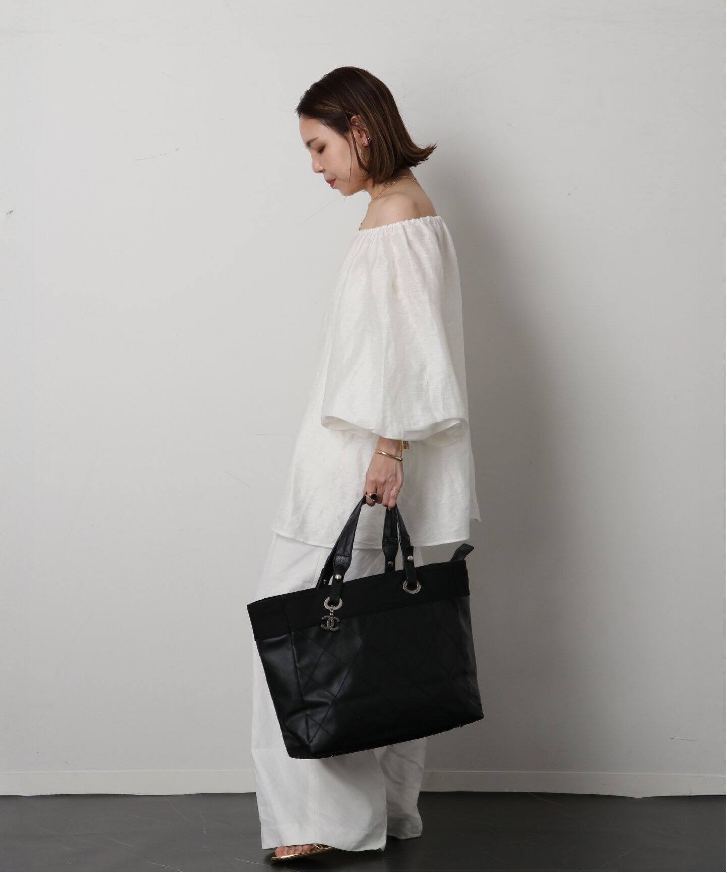 VINTAGE CHANEL/シャネル】Paris biarritz 35（トートバッグ