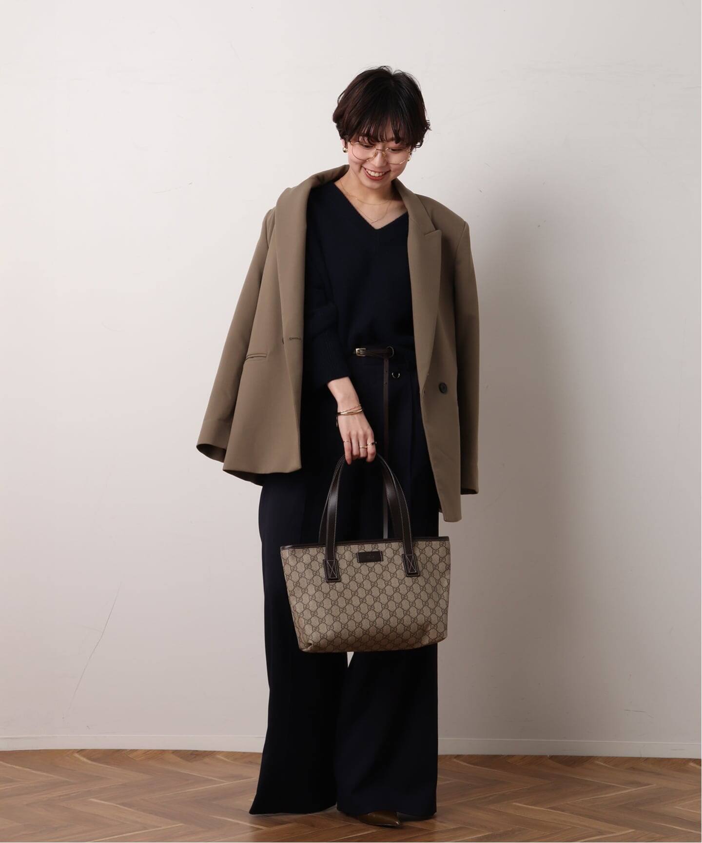 VINTAGE GUCCI /グッチ】 トートバッグ gg（トートバッグ