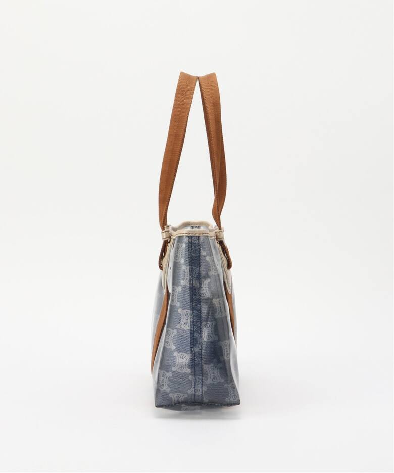 VINTAGE CELINE/セリーヌ】 マカダム ビニールトートバッグ（トート 