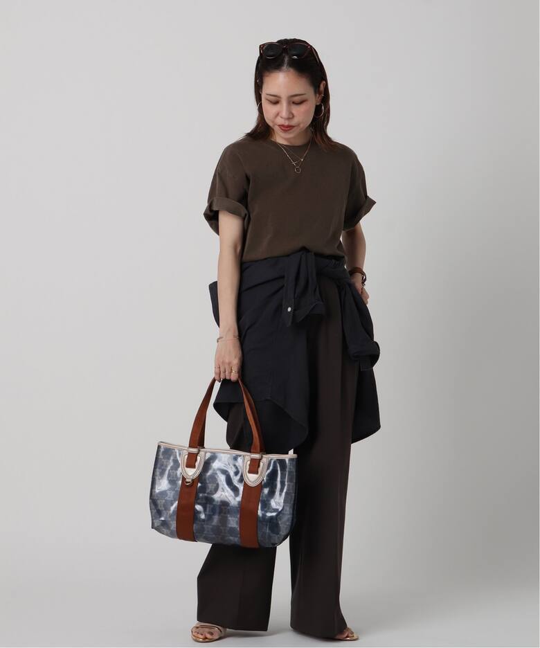 VINTAGE CELINE/セリーヌ】 マカダム ビニールトートバッグ（トート 