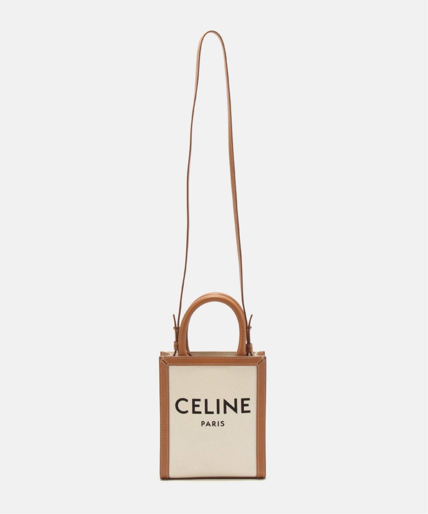 VINTAGE CELINE/セリーヌ】Vertical cabas mini 2way（トート