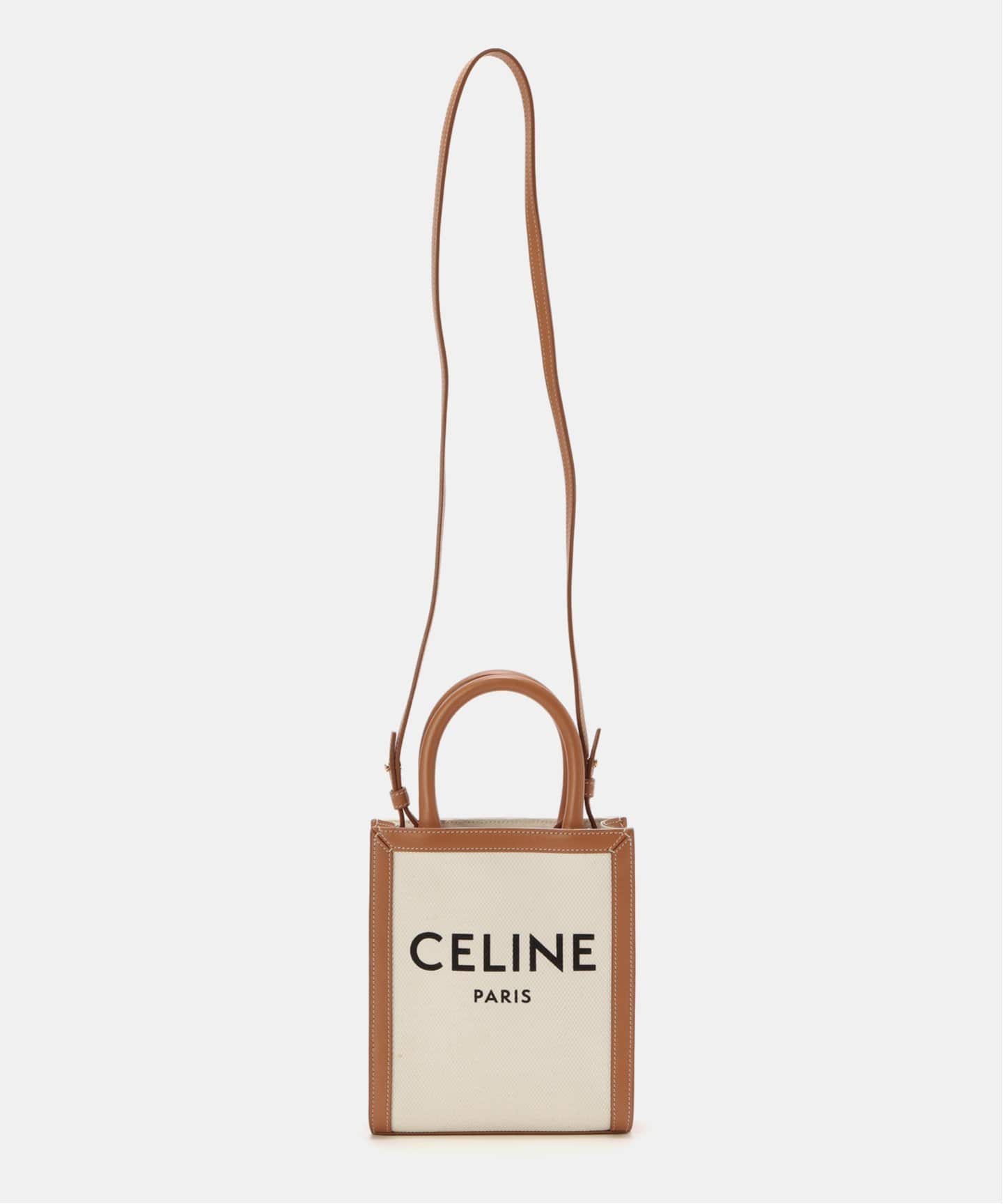 ☆【CELINE】☆MINI VERTICAL CABAS CELIN.E☆トートバッグ☆ VINTAGE CELINE/セリーヌ】Vertical cabas mini 2way（トート