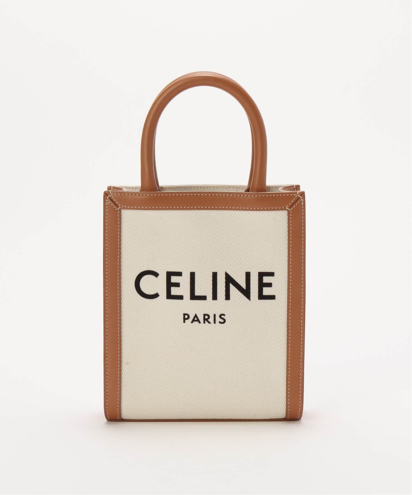 VINTAGE●CELINE●セリーヌ バーティカル トートバッグ CELINE セリーヌ バーティカル カバ スモール バイカラー2WAY