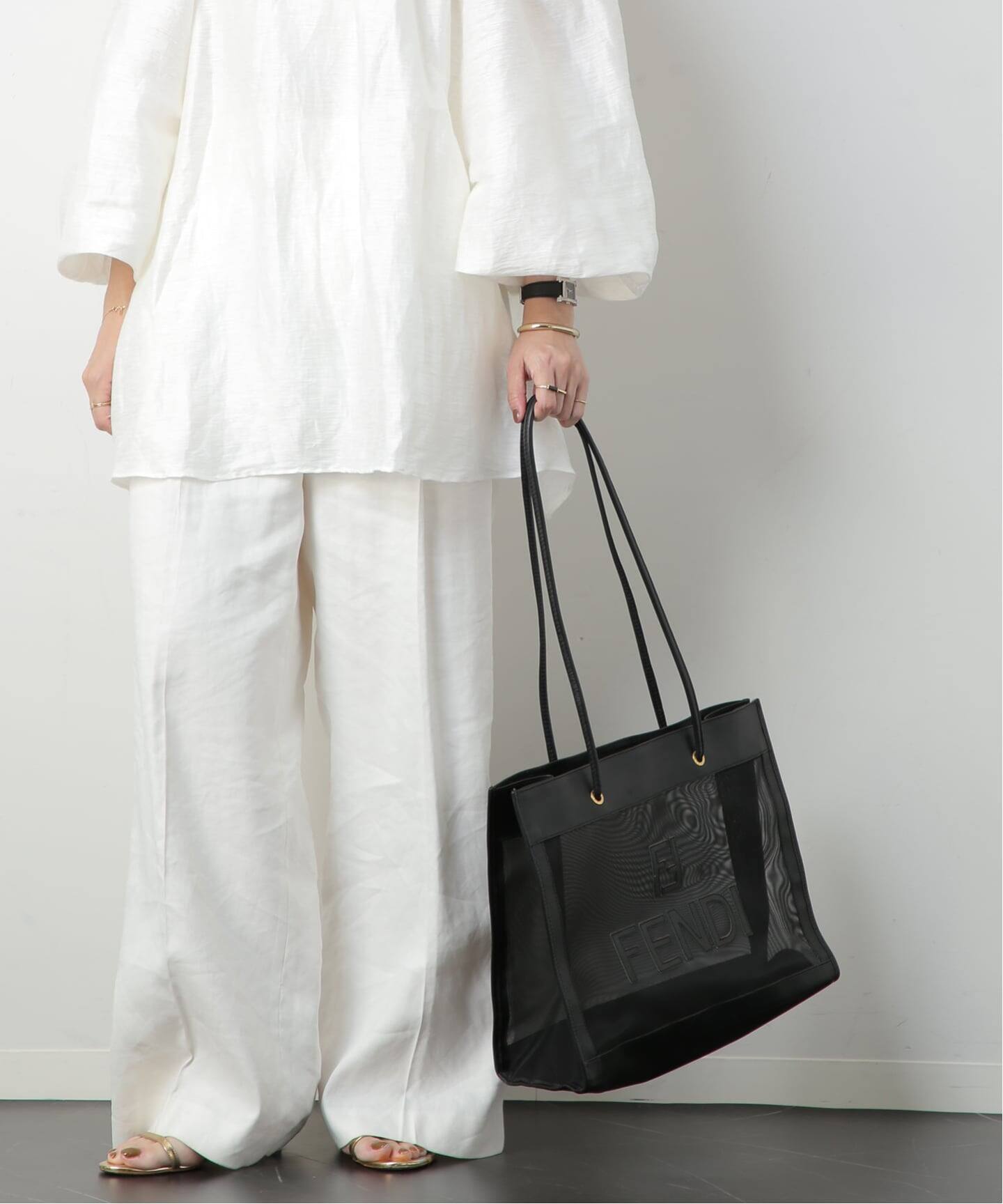 FENDI/フェンディ】トートバッグ logo mesh（トートバッグ 
