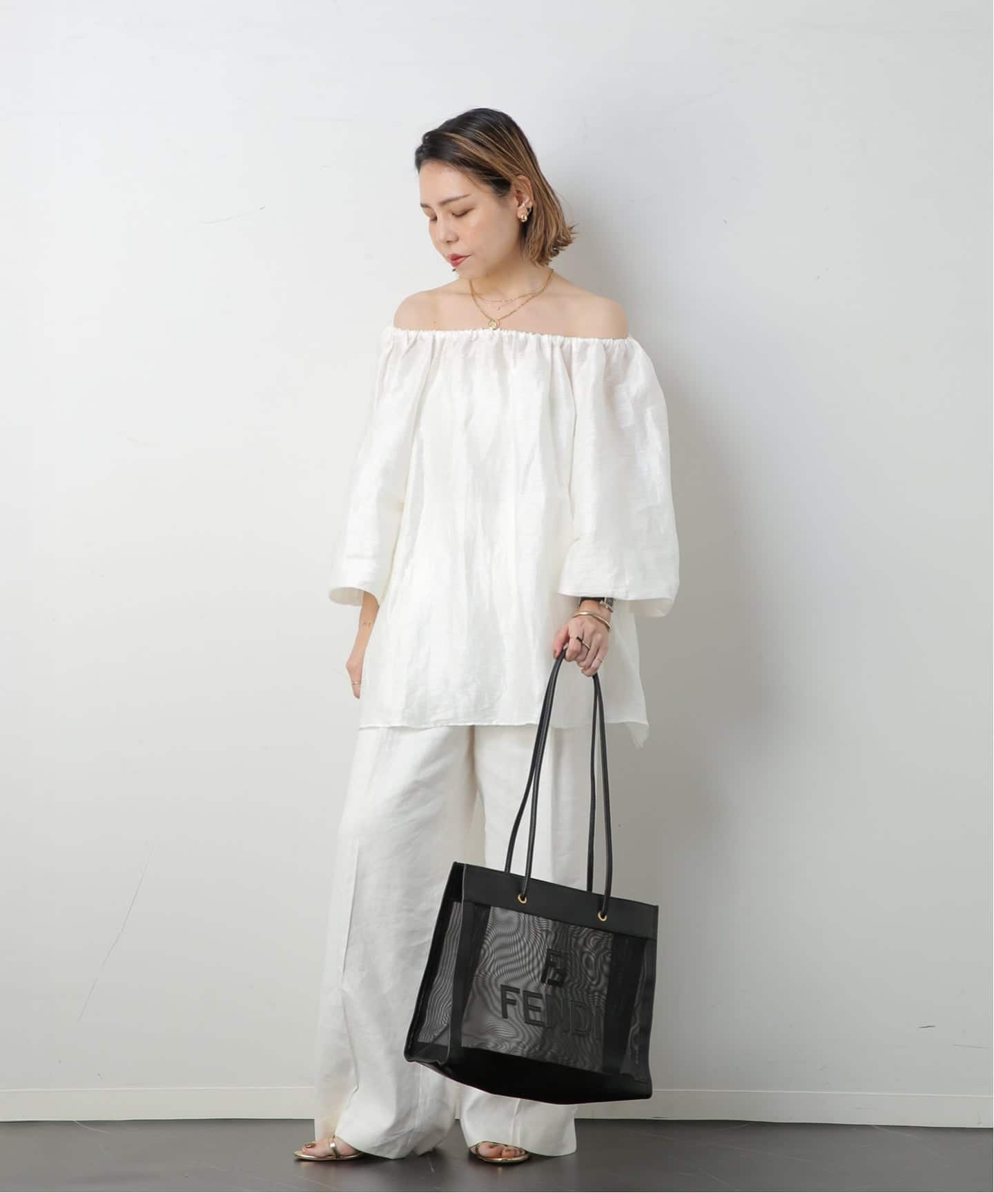 FENDI/フェンディ】トートバッグ logo mesh（トートバッグ