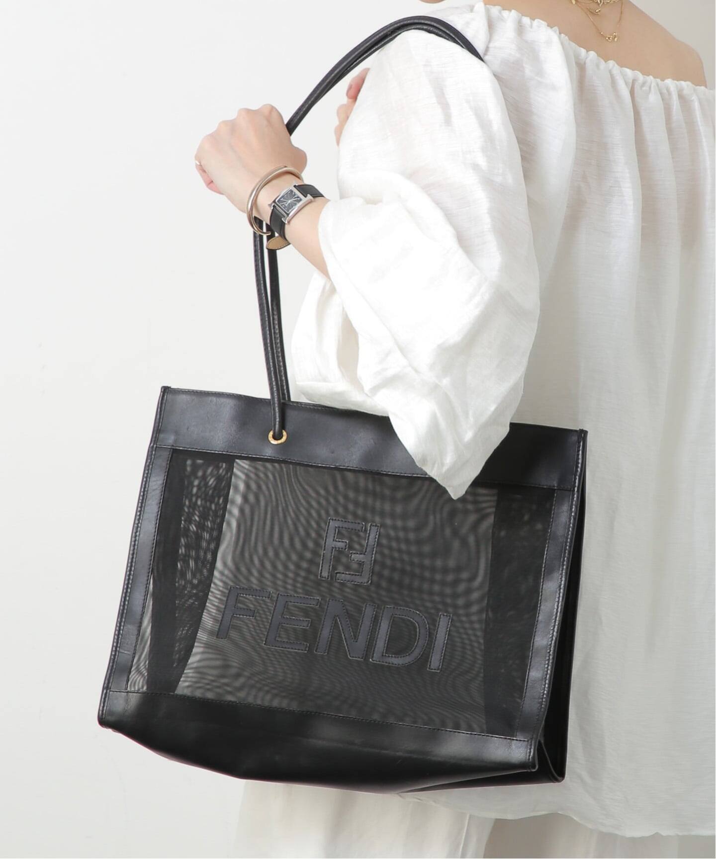 FENDI/フェンディ】トートバッグ logo mesh（トートバッグ 