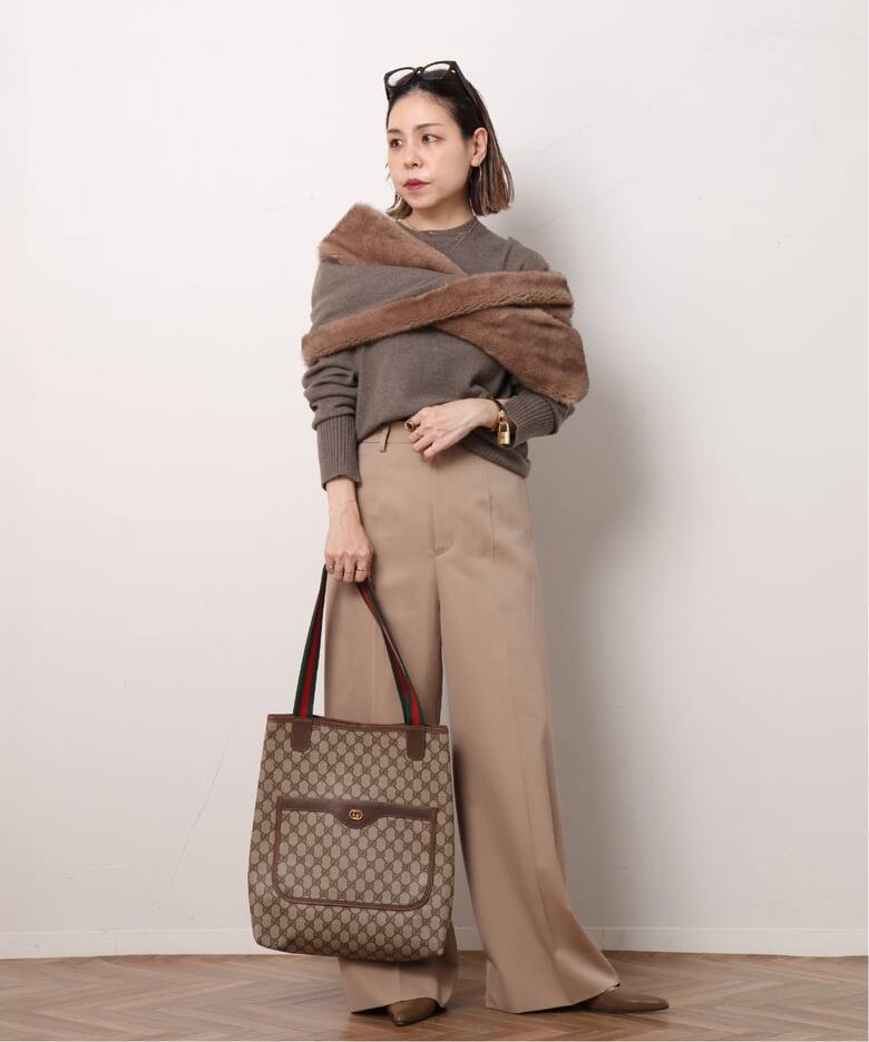 VINTAGE GUCCI /グッチ】トートバッグ gg web（トートバッグ 