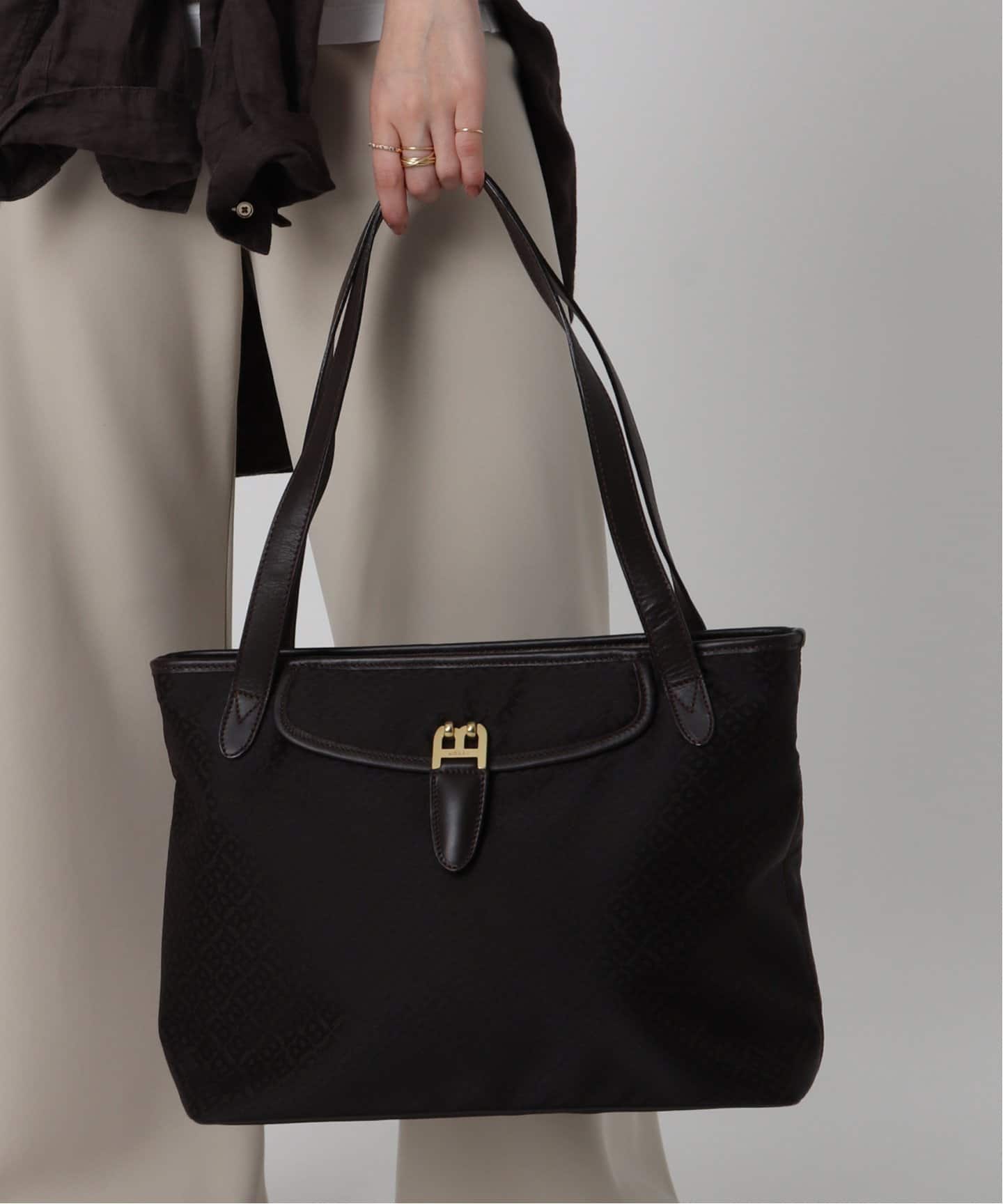 VINTAGE BALLY/バリー】ナイロントートバッグ（トートバッグ