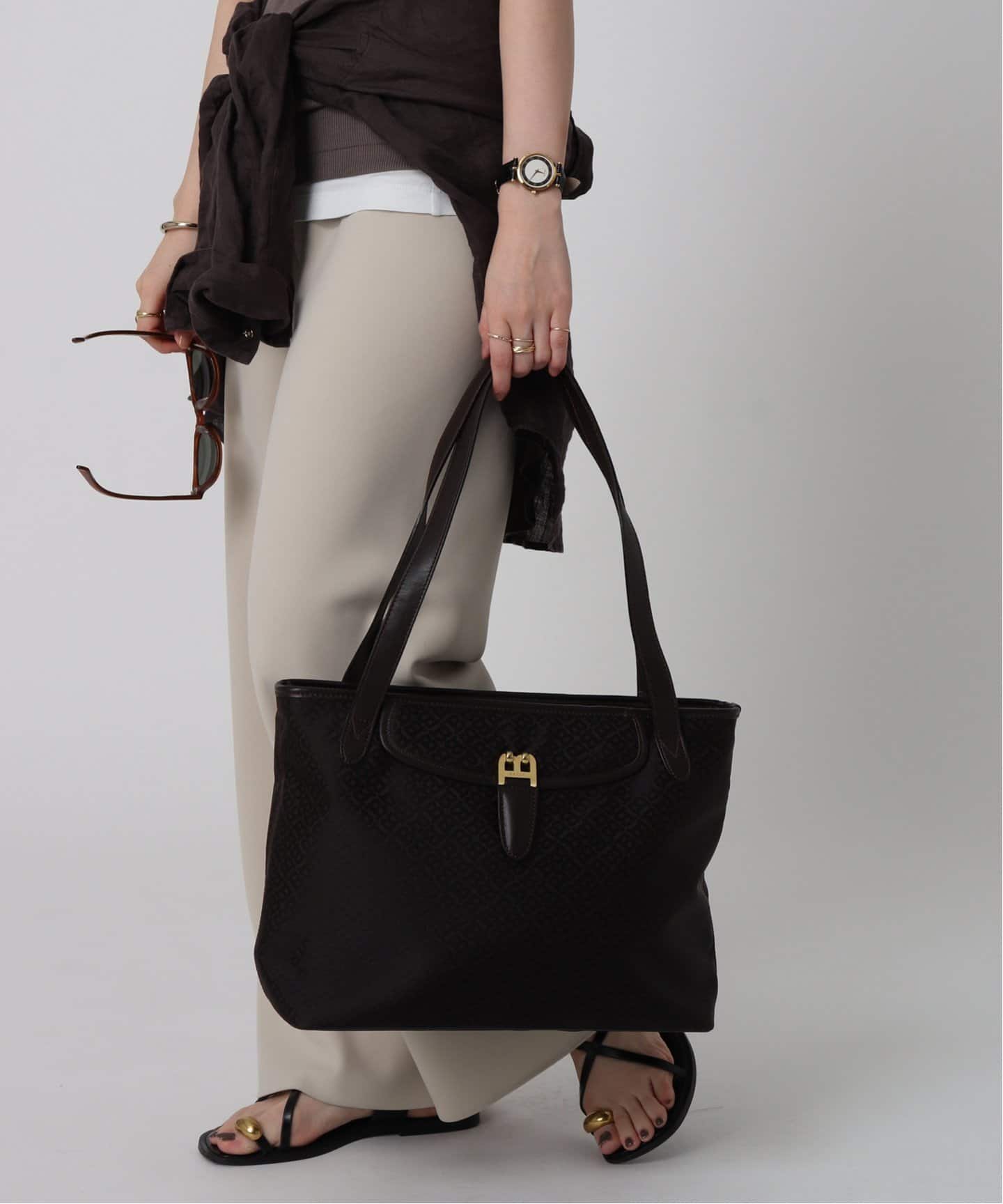 VINTAGE BALLY/バリー】ナイロントートバッグ（トートバッグ