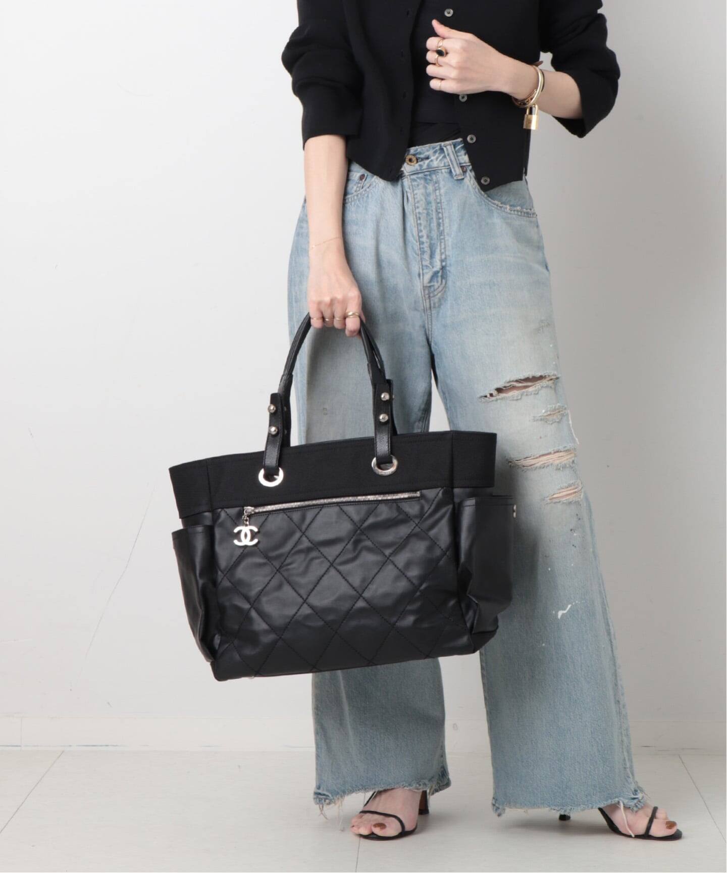 VINTAGE CHANEL/シャネル】Paris biarritz トートバッグ 37（トート