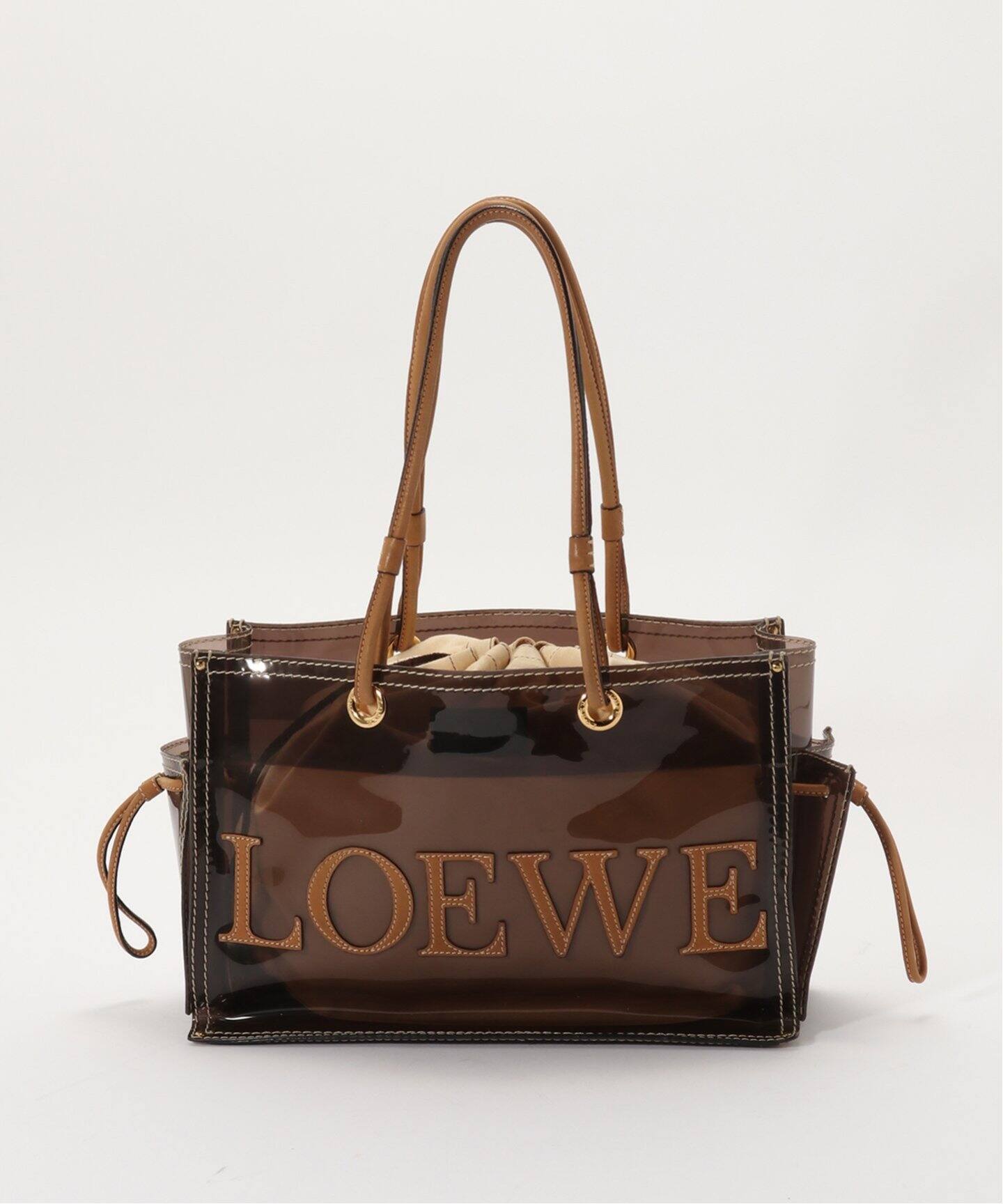 ★関税送料込 LOEWE★ヴィンテージ ANAGRAM トートバッグ VINTAGE LOEWE/ロエベ】トートバッグ anagram vinyl(トート