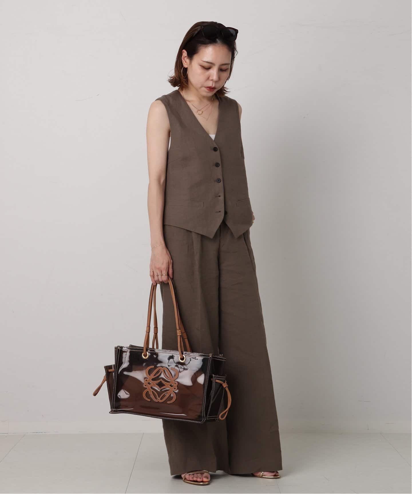 ★関税送料込 LOEWE★ヴィンテージ ANAGRAM トートバッグ VINTAGE LOEWE/ロエベ】 tote bag anagram（トートバッグ
