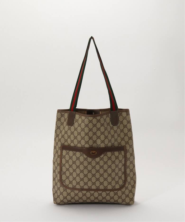 VINTAGE GUCCI /グッチ】トートバッグ gg web（トートバッグ 