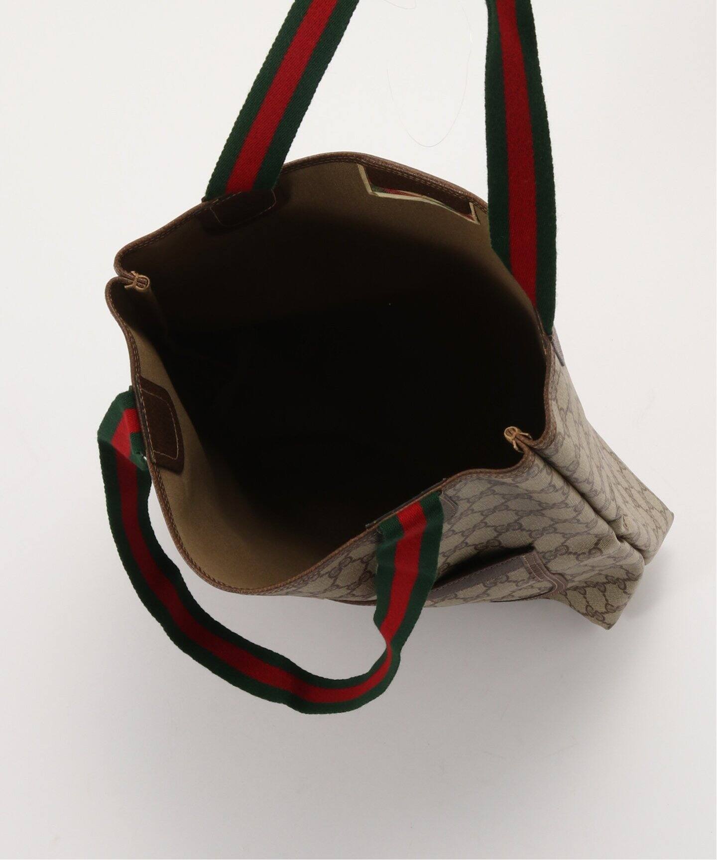 VINTAGE GUCCI /グッチ】トートバッグ gg web（トートバッグ