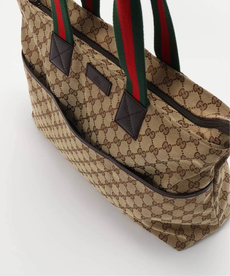 VINTAGE GUCCI/グッチ】トートバッグ gg web（トートバッグ 