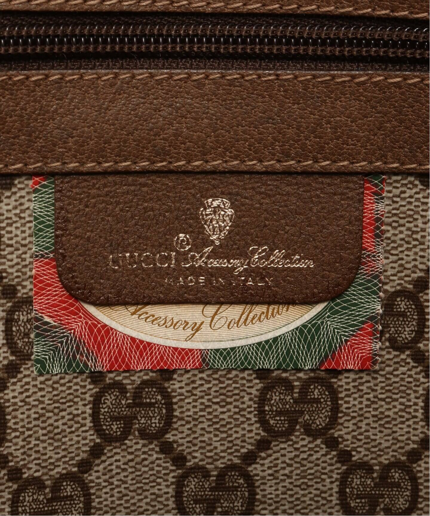 VINTAGE GUCCI/グッチ】ボストンバッグ large gg web（ボストンバッグ