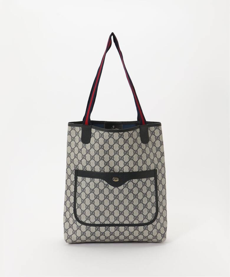 VINTAGE GUCCI/グッチ】トートバッグ gg web（トートバッグ 