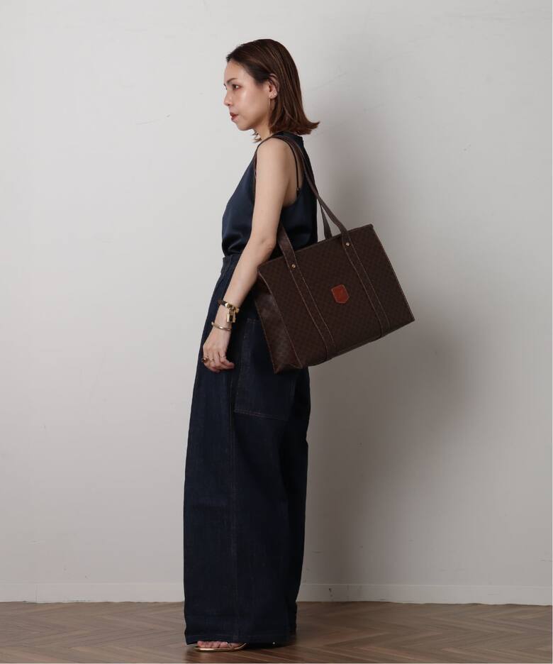 VINTAGE CELINE/セリーヌ】macadam トートバッグ large（トートバッグ 