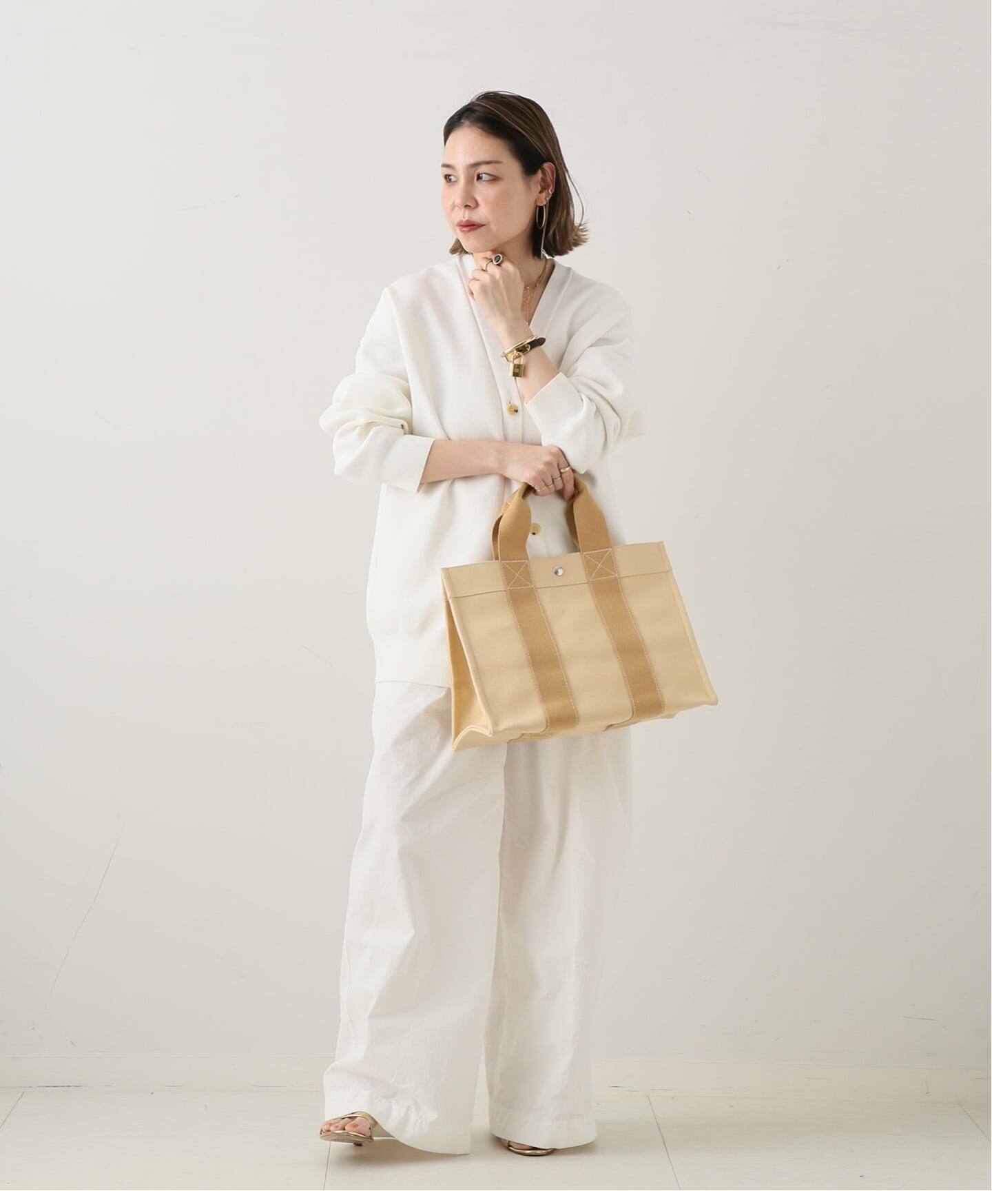 VINTAGE HERMES/エルメス】 Coquillage pm（トートバッグ