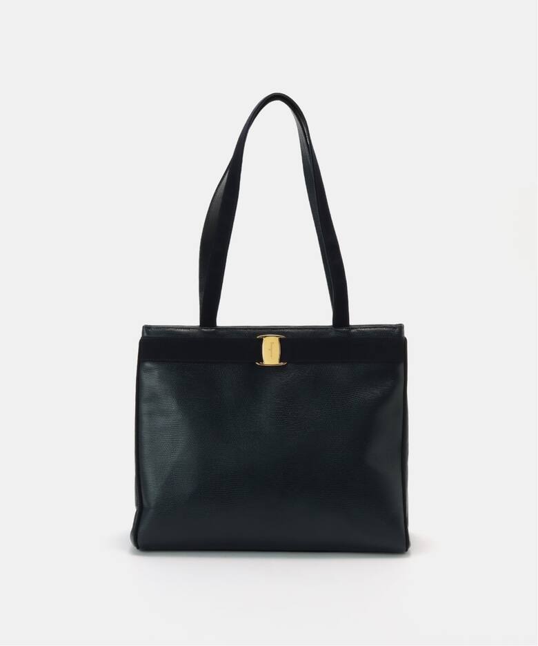 VINTAGE FERRAGAMO/フェラガモ】 Vara トートバッグ（トートバッグ 