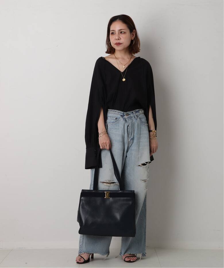 VINTAGE FERRAGAMO/フェラガモ】 Vara トートバッグ（トートバッグ 