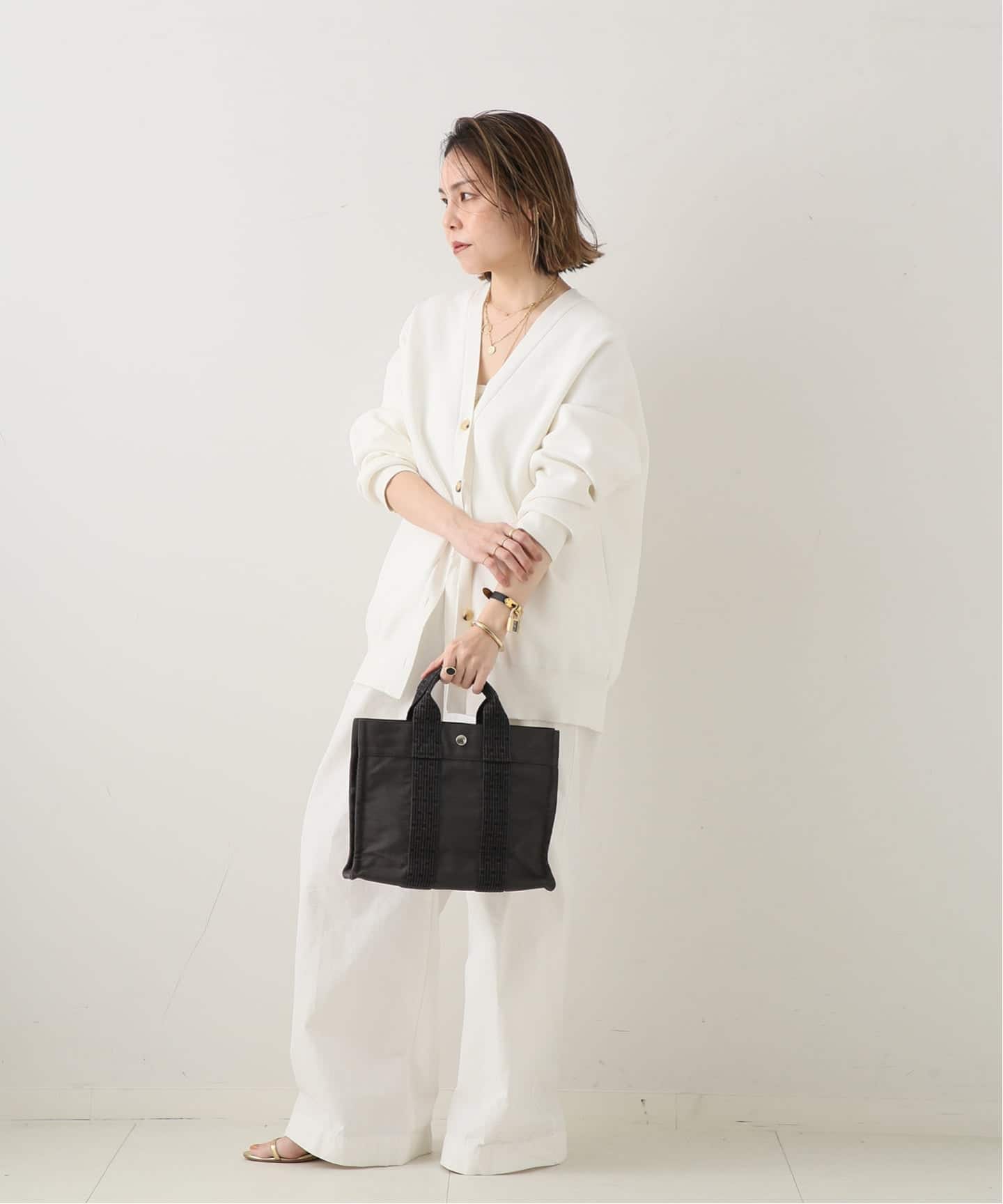VINTAGE HERMES/エルメス】Her line tote pm（トートバッグ