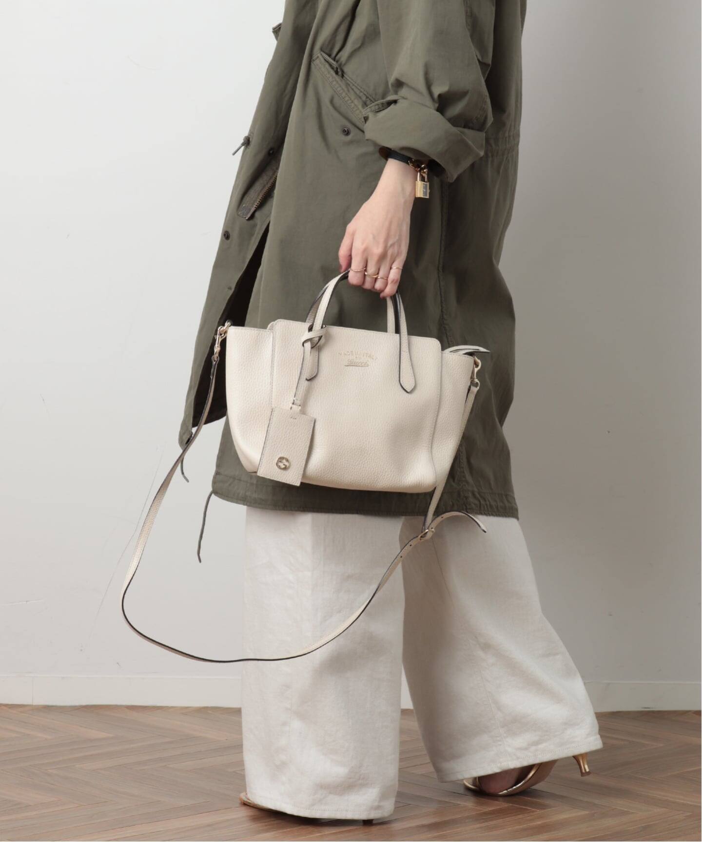 VINTAGE GUCCI/グッチ】Swing tote mini 2way（トートバッグ