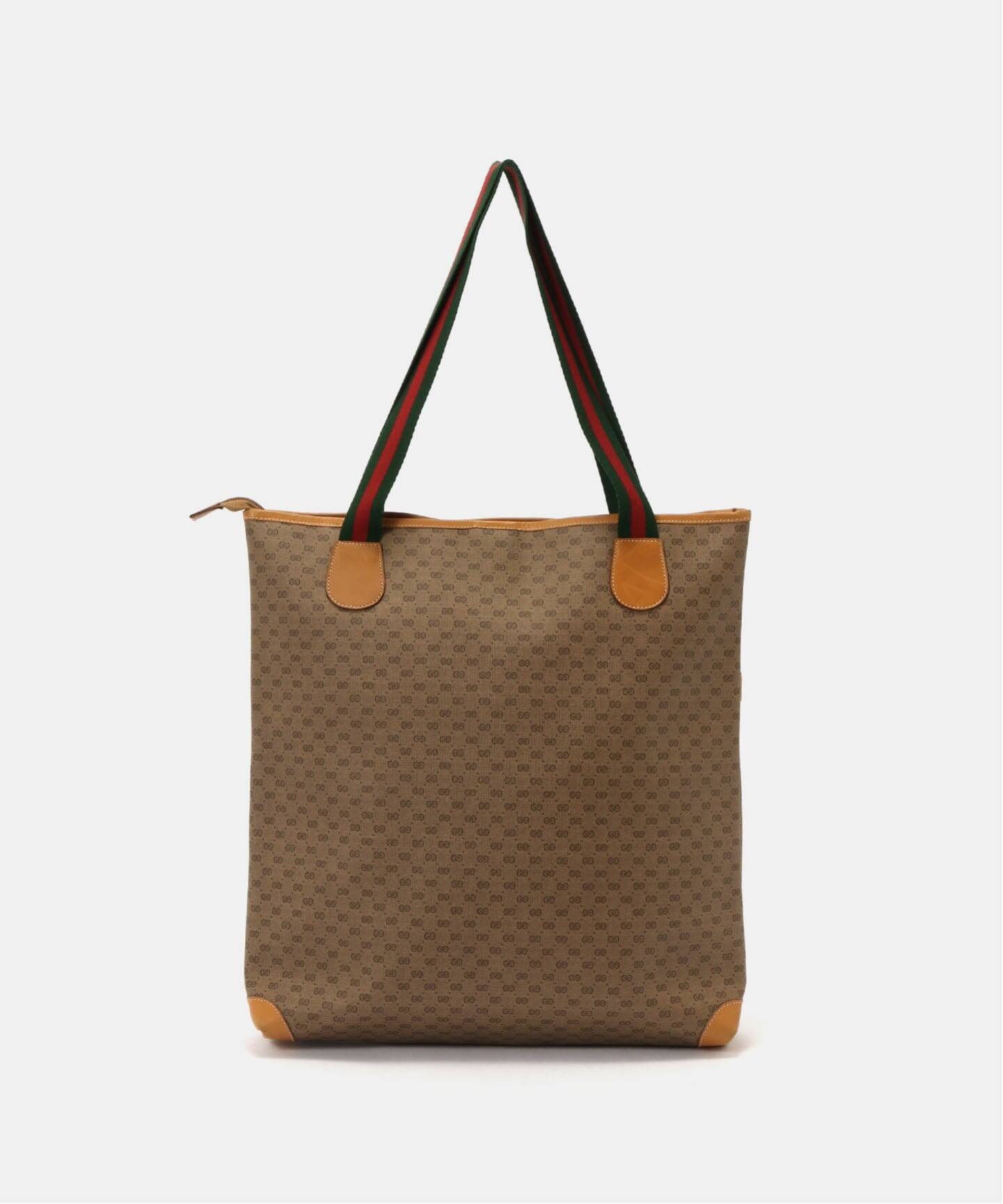 VINTAGE GUCCI/グッチ】トートバッグ micro gg web（トートバッグ