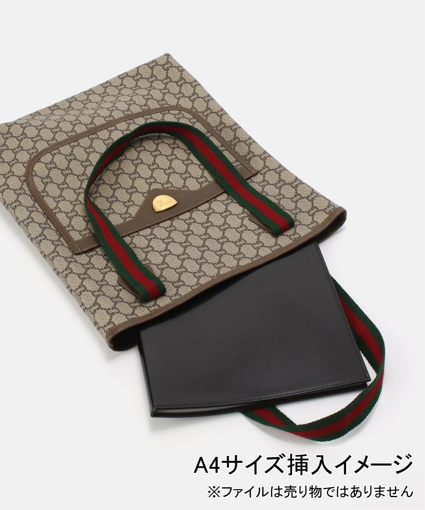 VINTAGE GUCCI Plus/グッチ プラス】トートバッグ gg web（トート