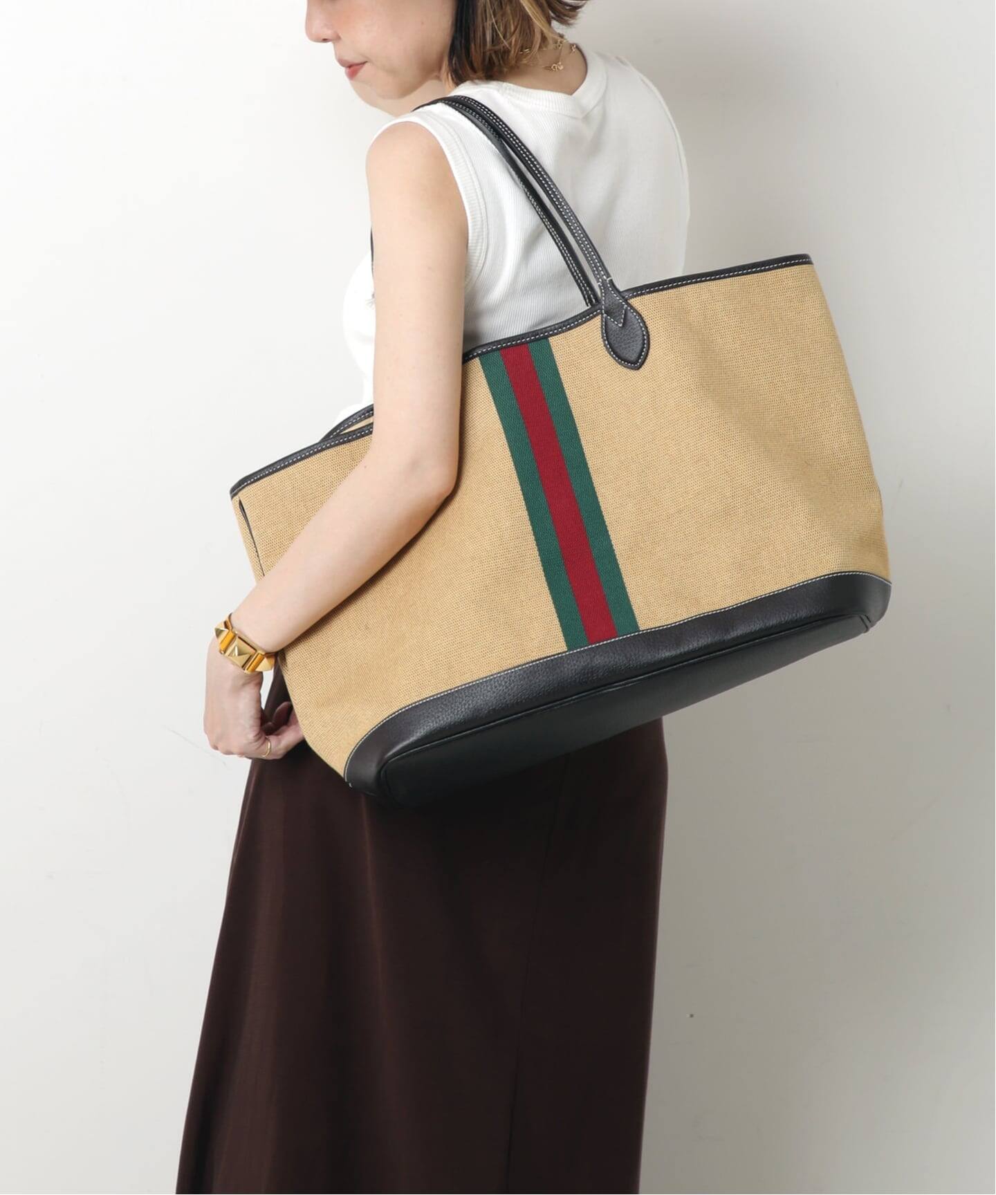 VINTAGE GUCCI/グッチ】Ophidia トートバッグ large（トートバッグ