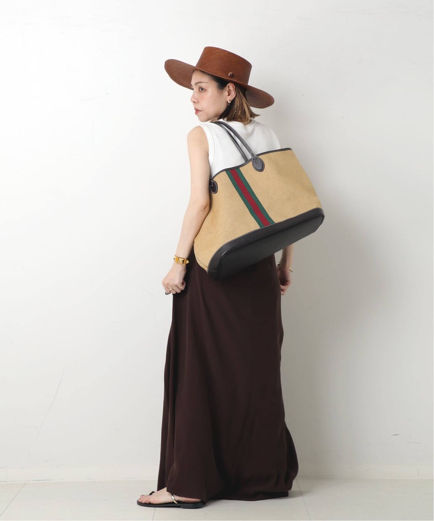 VINTAGE GUCCI/グッチ】Ophidia トートバッグ large（トートバッグ
