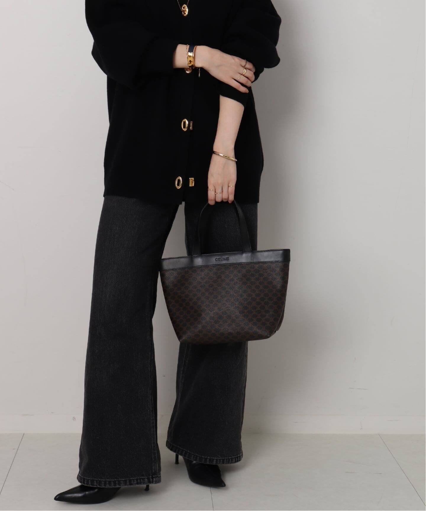 VINTAGE CELINE/セリーヌ】macadam トートバッグ（トートバッグ