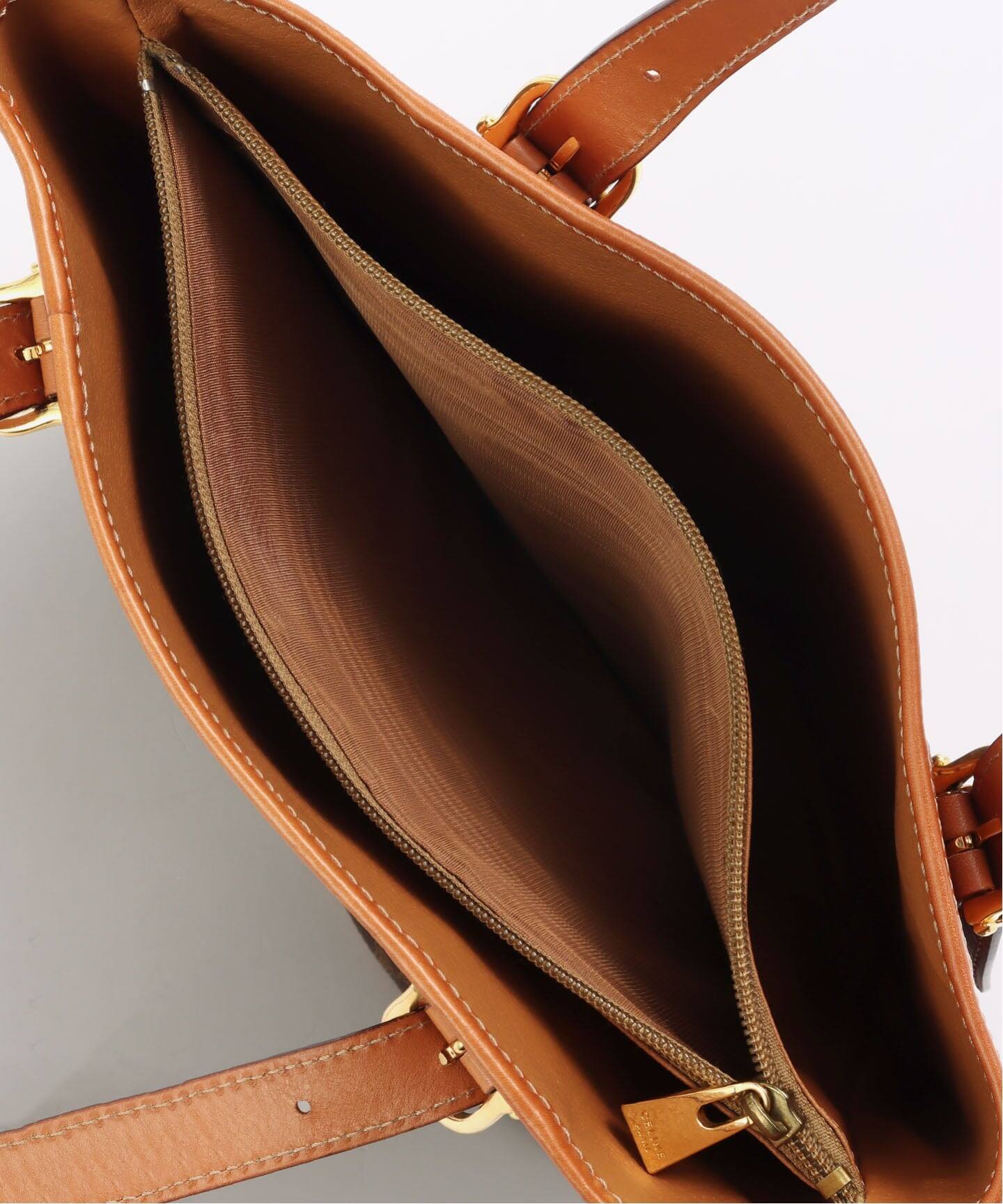 【希少】セリーヌ ヴィンテージ マカダムC ハラコ×レザー トートバッグ VINTAGE CELINE/セリーヌ】macadam トートバッグ（トートバッグ