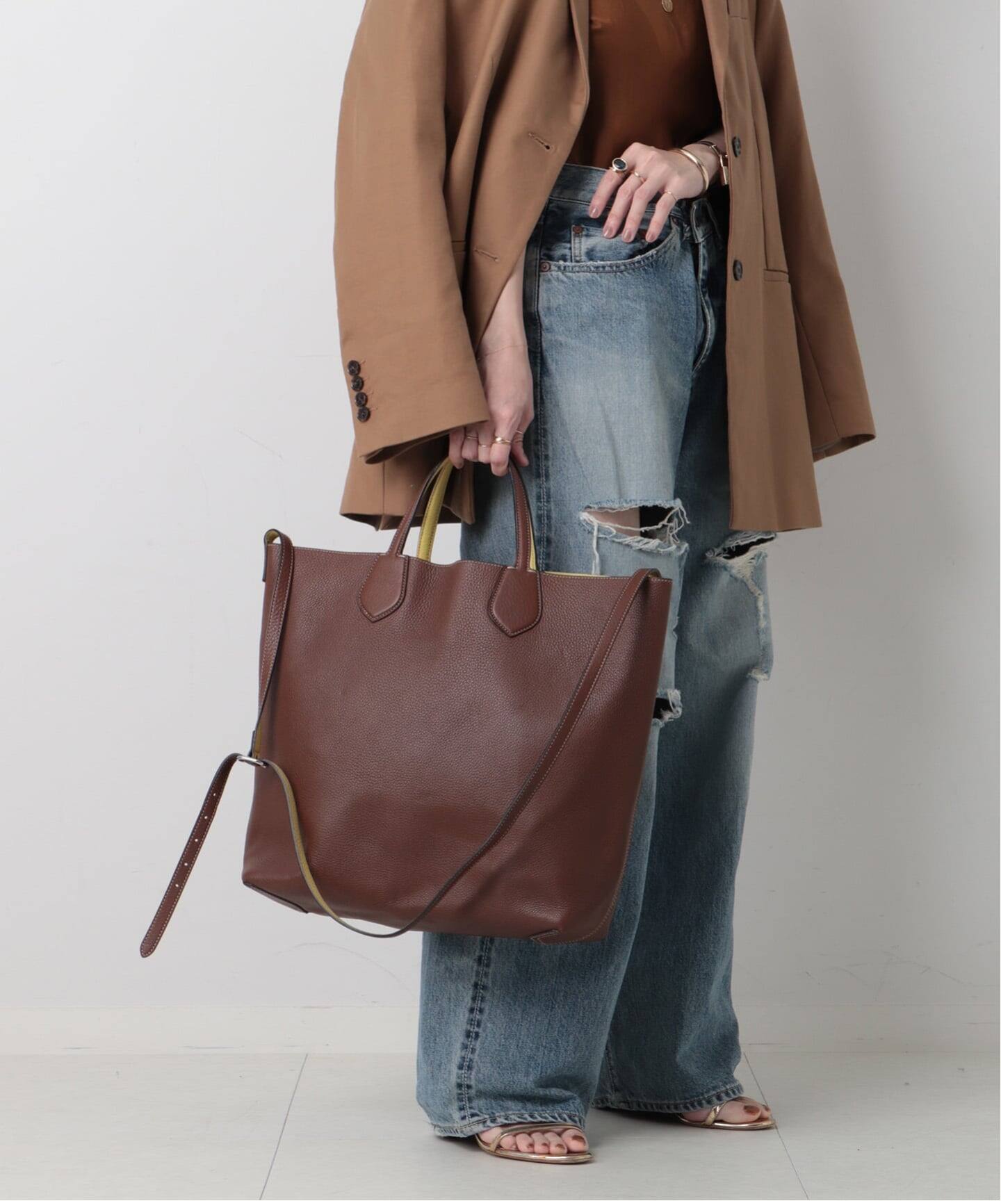 VINTAGE GUCCI/グッチ】リバーシブルトートバッグ（トートバッグ 