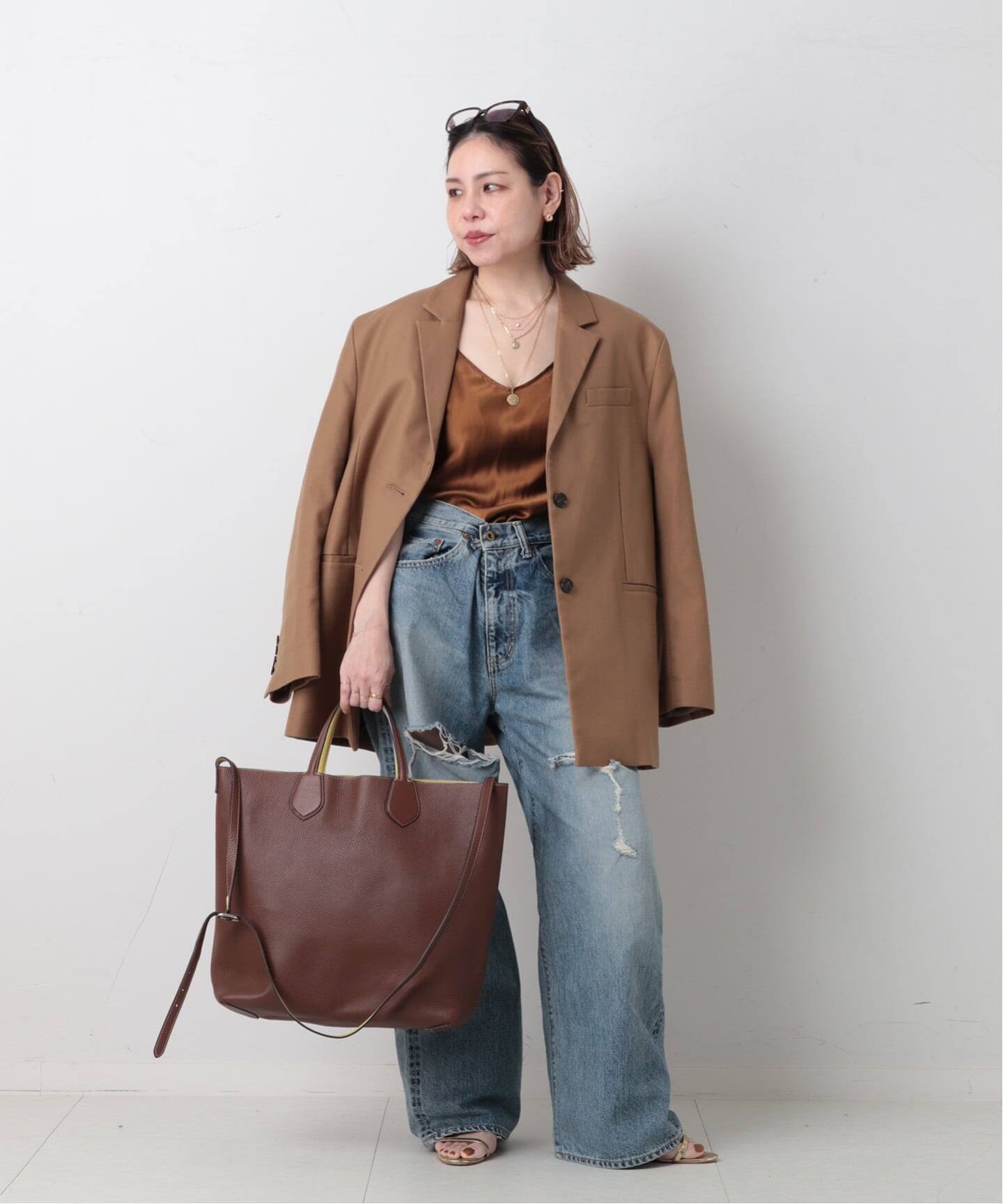 VINTAGE GUCCI/グッチ】リバーシブルトートバッグ（トートバッグ